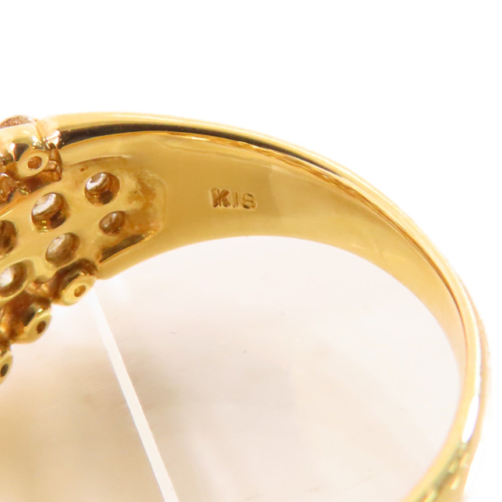 JEWELRY 18K黃金/2.39ct鑽石Diamond Ring戒指US#7.25