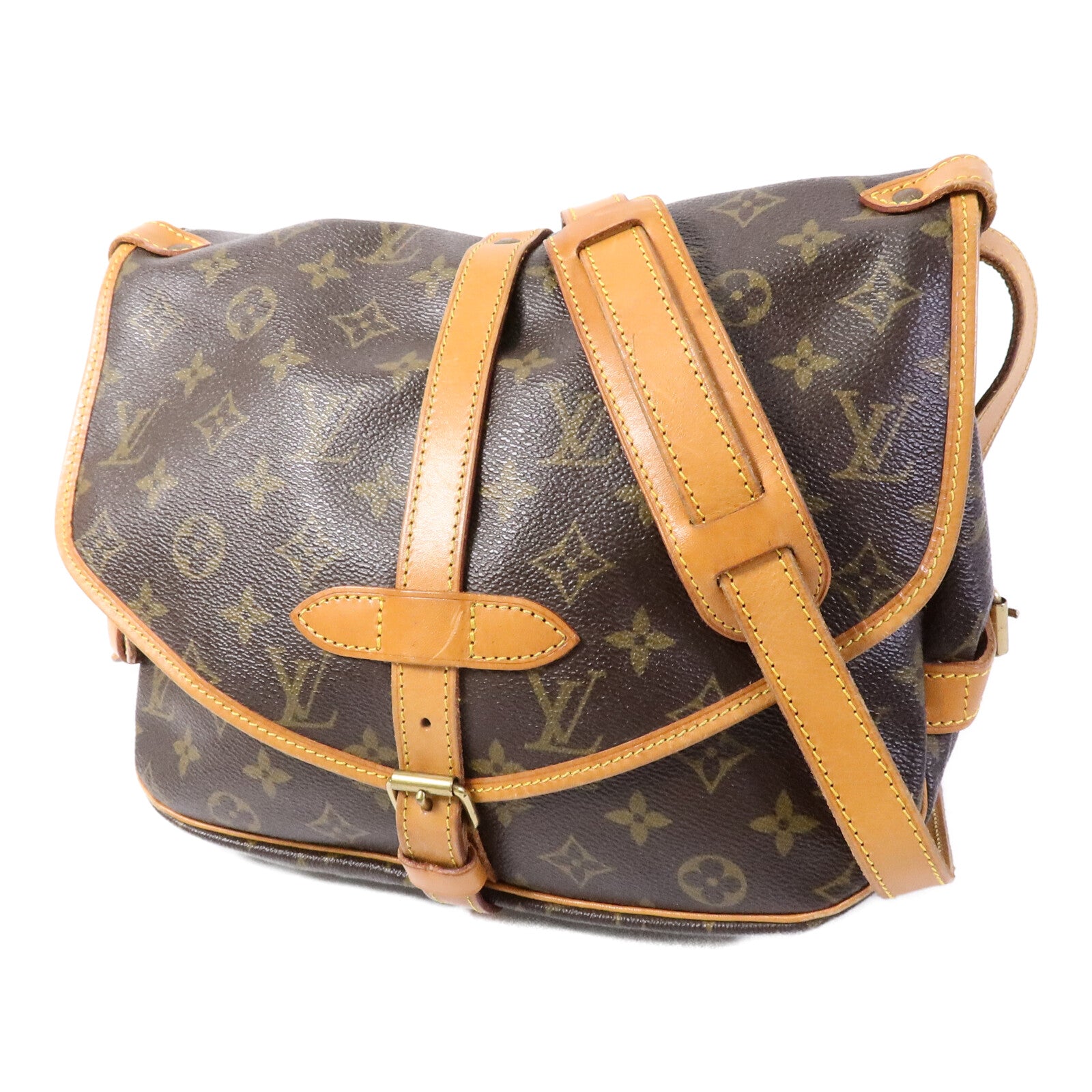 LOUIS VUITTON Monogram Saumur 30肩背袋