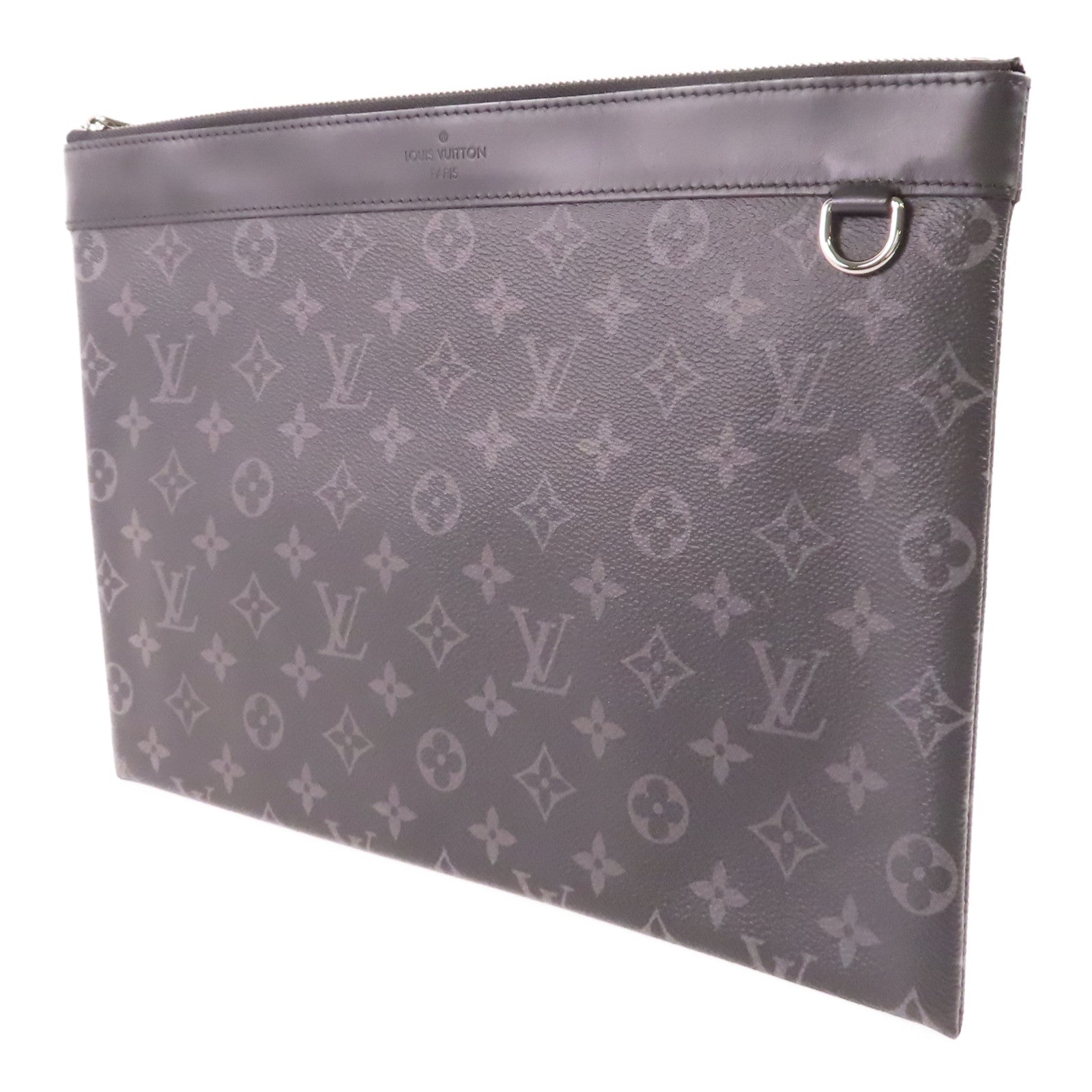 LOUIS VUITTON Monogram Eclipse Pochette Discovery手拿包