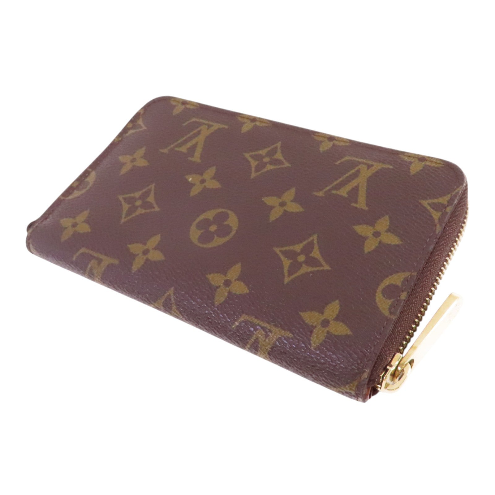 LOUIS VUITTON Monogram Zippy Compact Wallet金扣拉鏈錢包