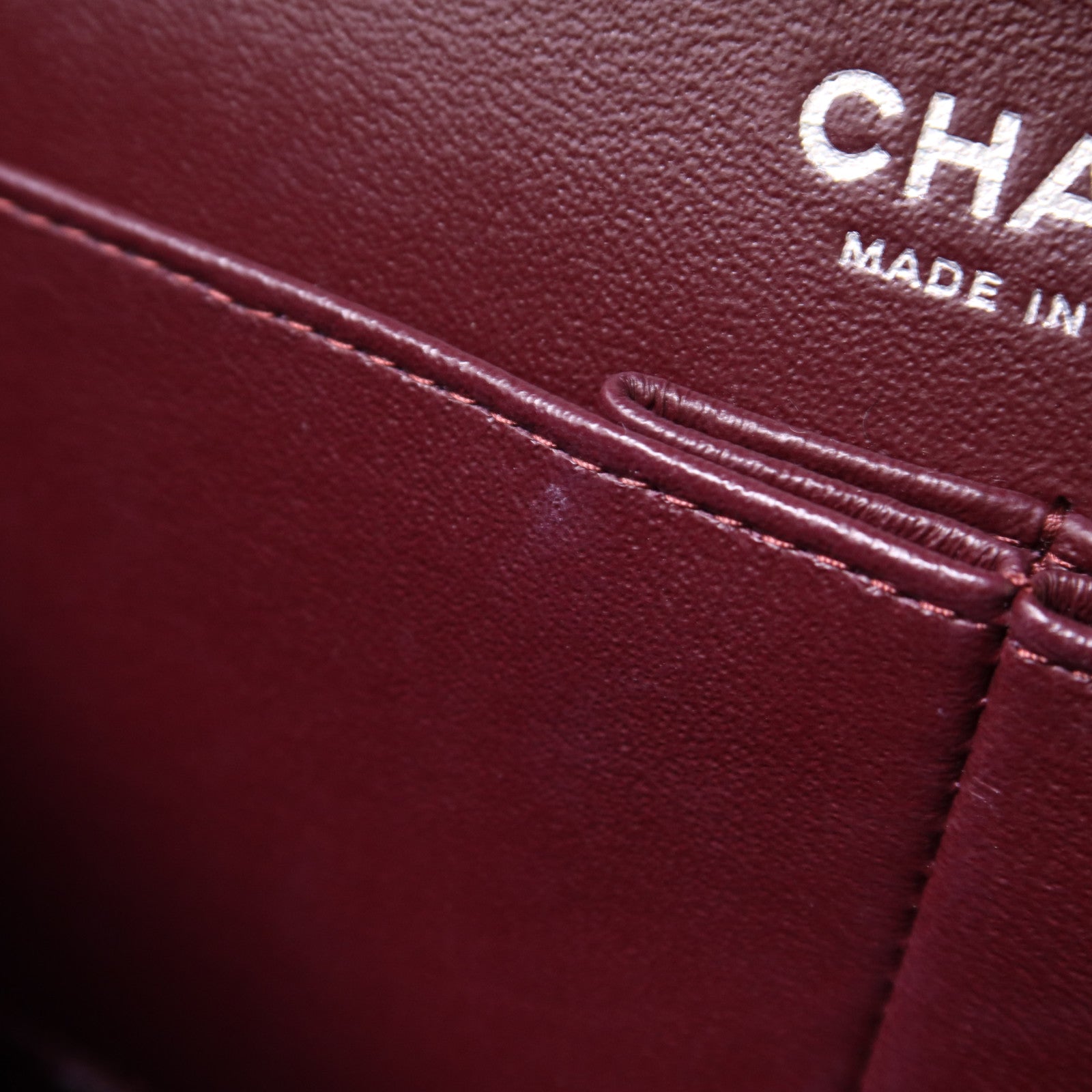 CHANEL 牛皮皮革Classic 25銀扣鏈帶肩背袋