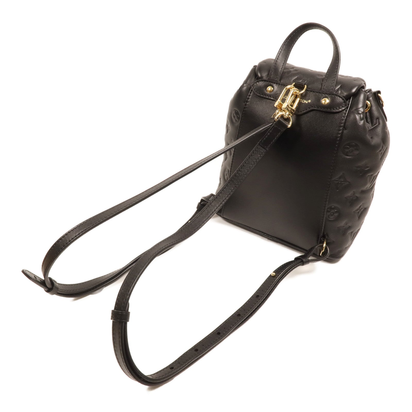 LOUIS VUITTON Monogram Embossed Coussin Backpack PM金扣背包