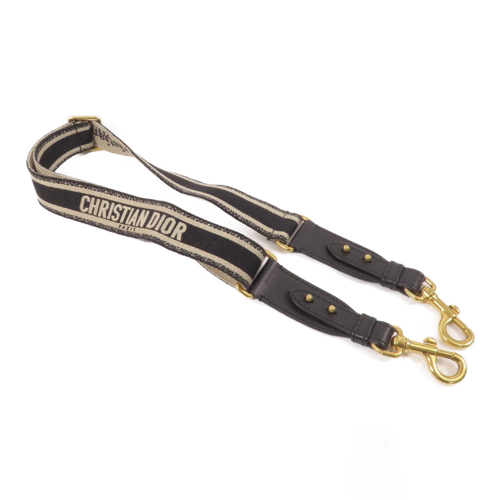 Dior 帆布Shoulder Strap金扣肩帶