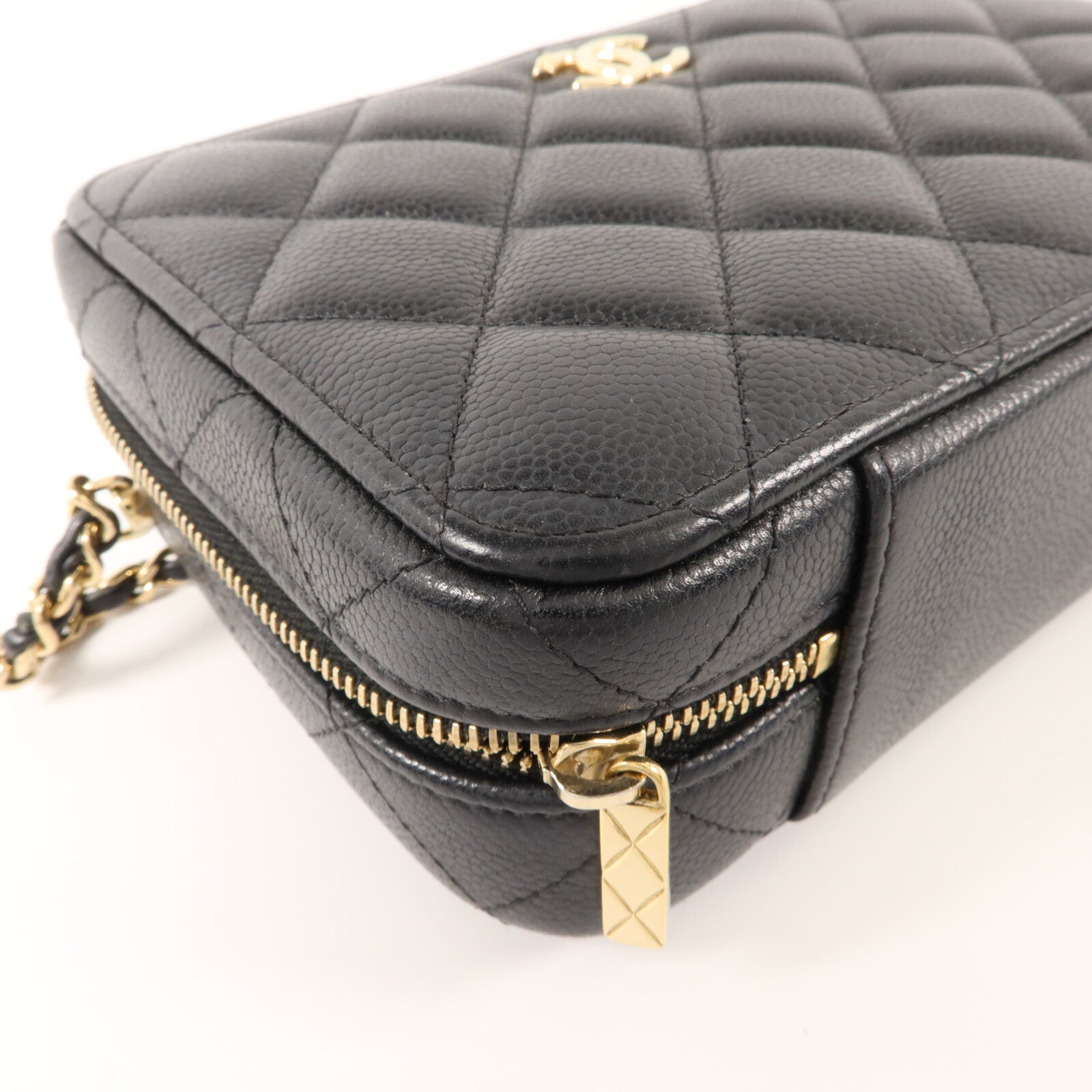 CHANEL 牛皮皮革Top Handle Vanity Case手挽肩背兩用袋