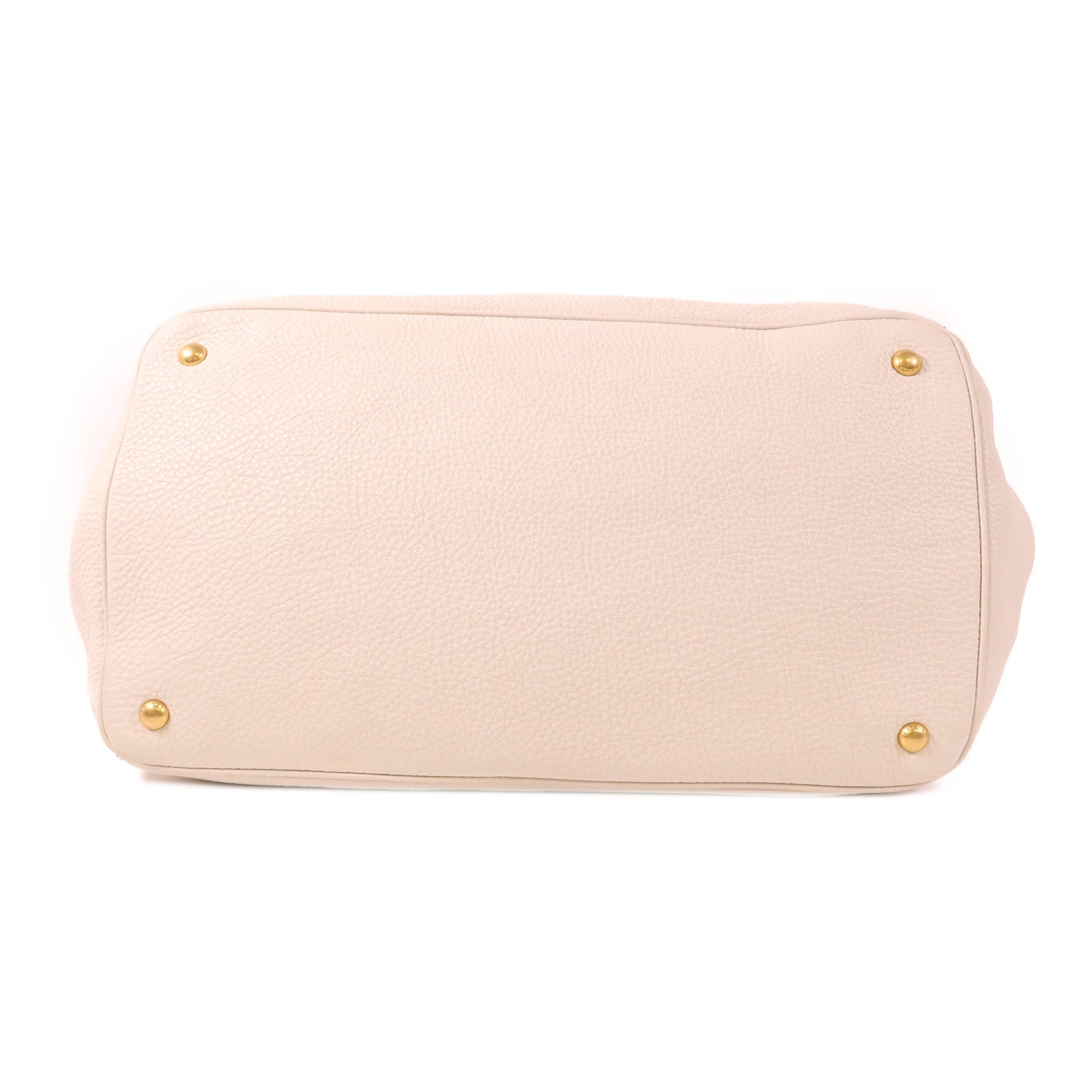 PRADA 牛皮皮革Tote Bag金扣手挽肩背兩用袋