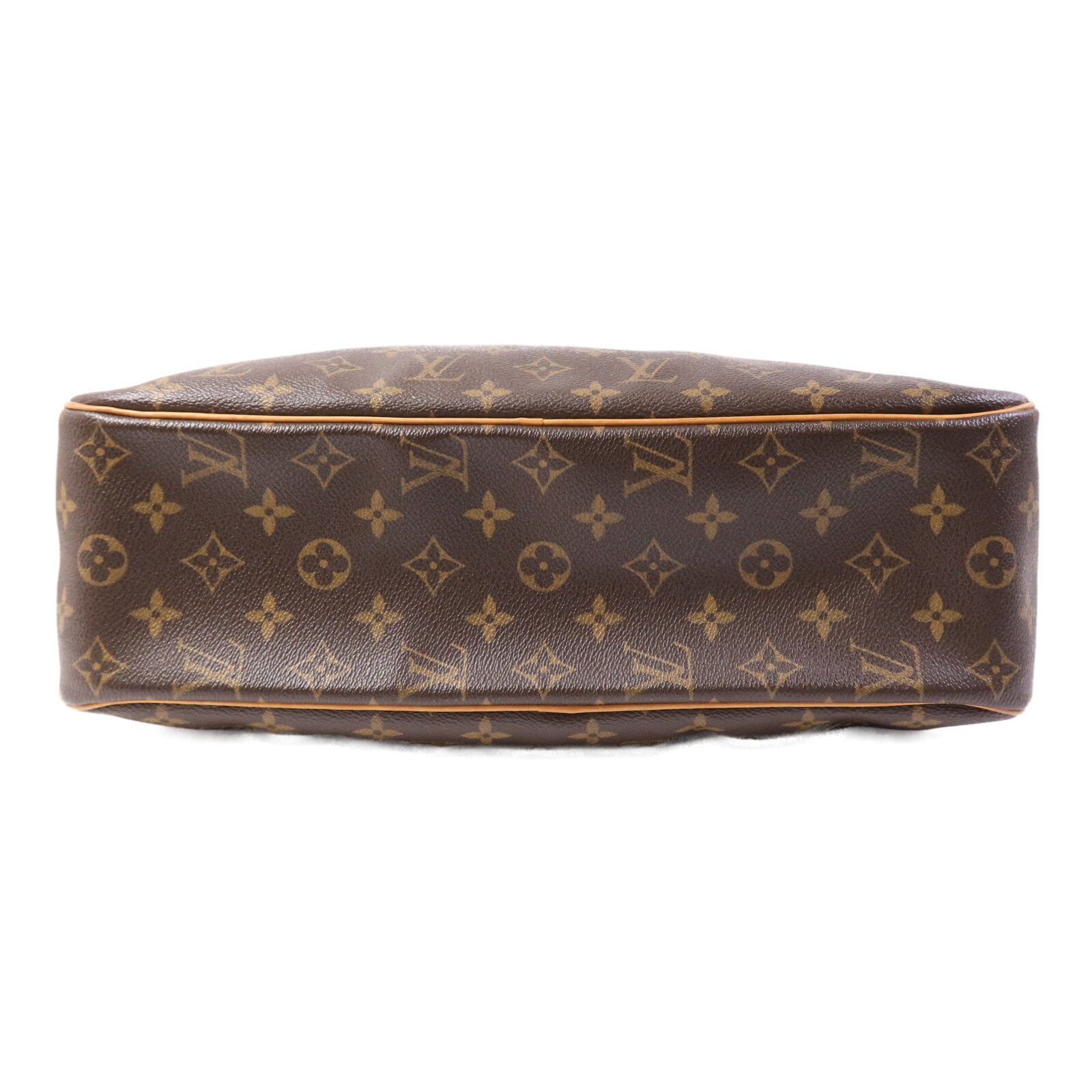 LOUIS VUITTON Monogram Cite GM金扣肩背袋棕色