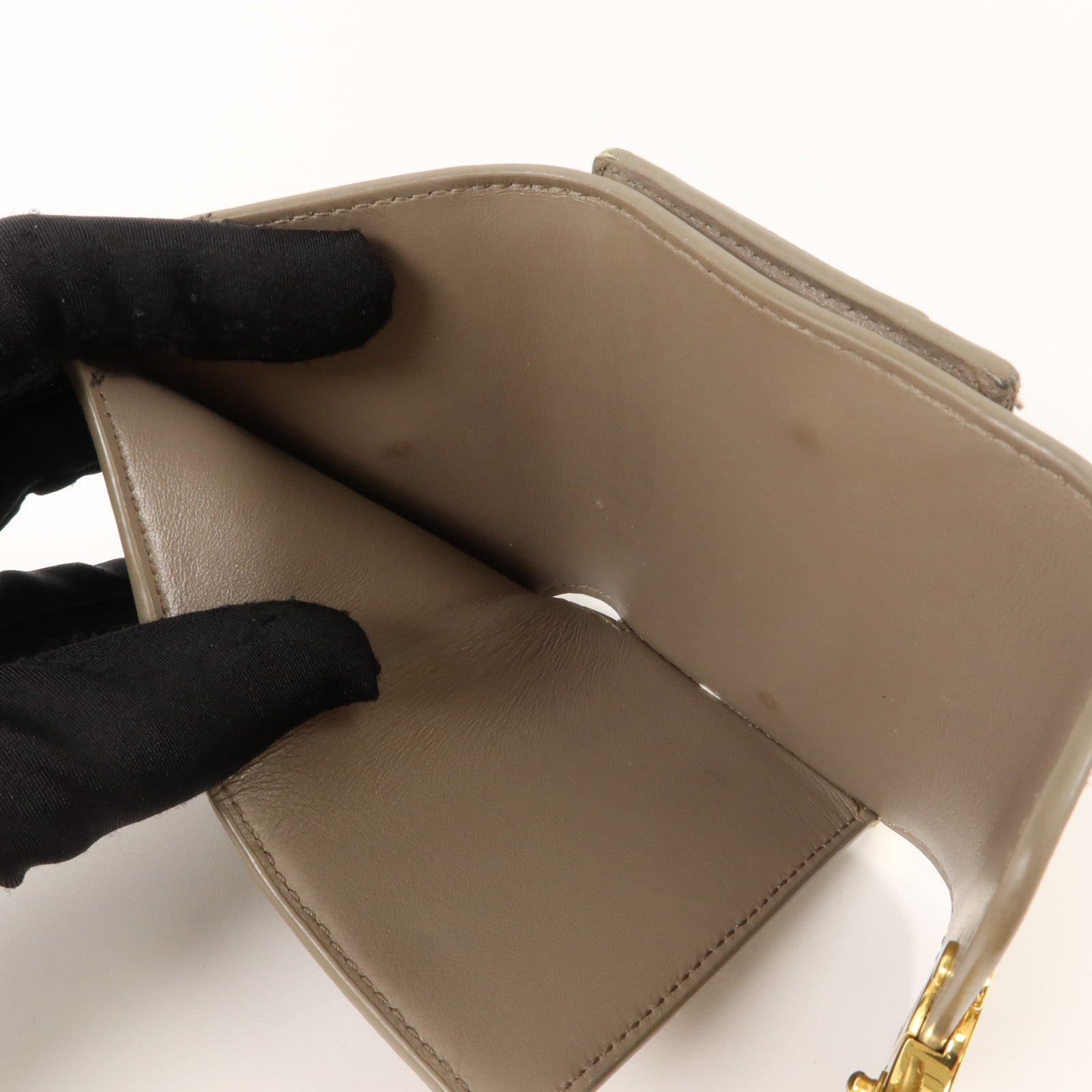 CELINE 牛皮皮革Compact Wallet with Coin Purse錢包