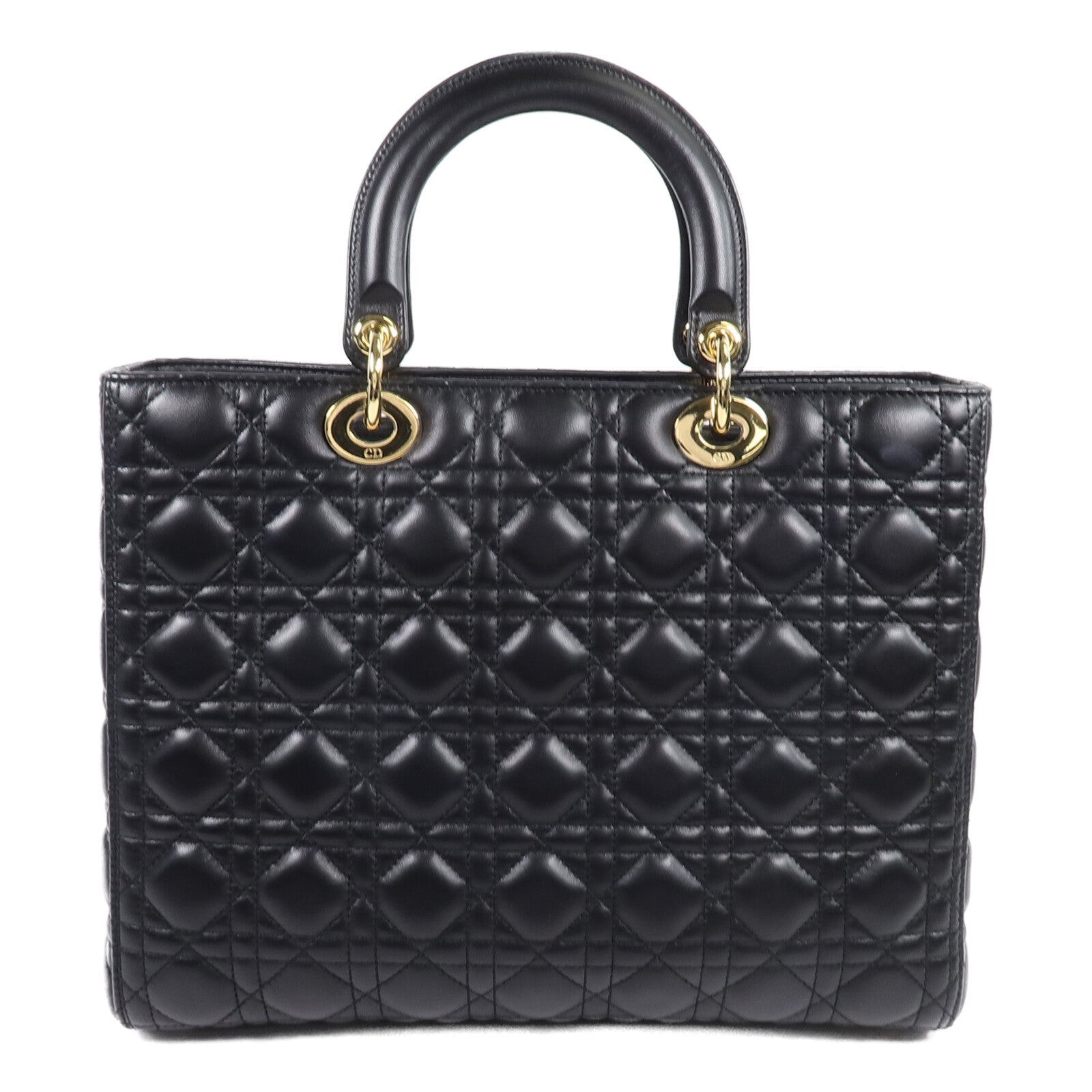 Dior 羊皮皮革Lady Dior GM手挽肩背兩用袋