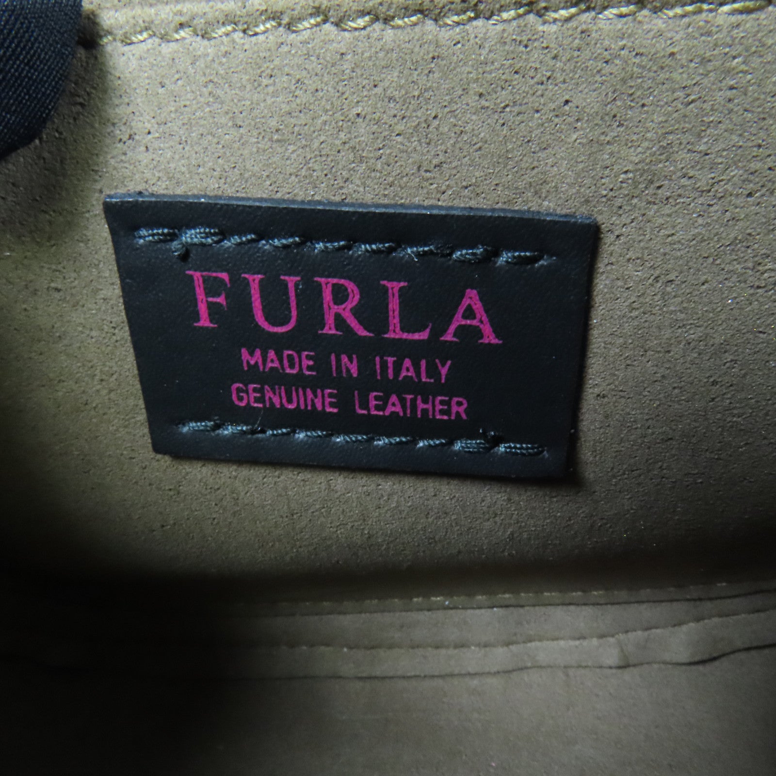Furla 牛皮皮革Shoulder Bag金扣肩背袋