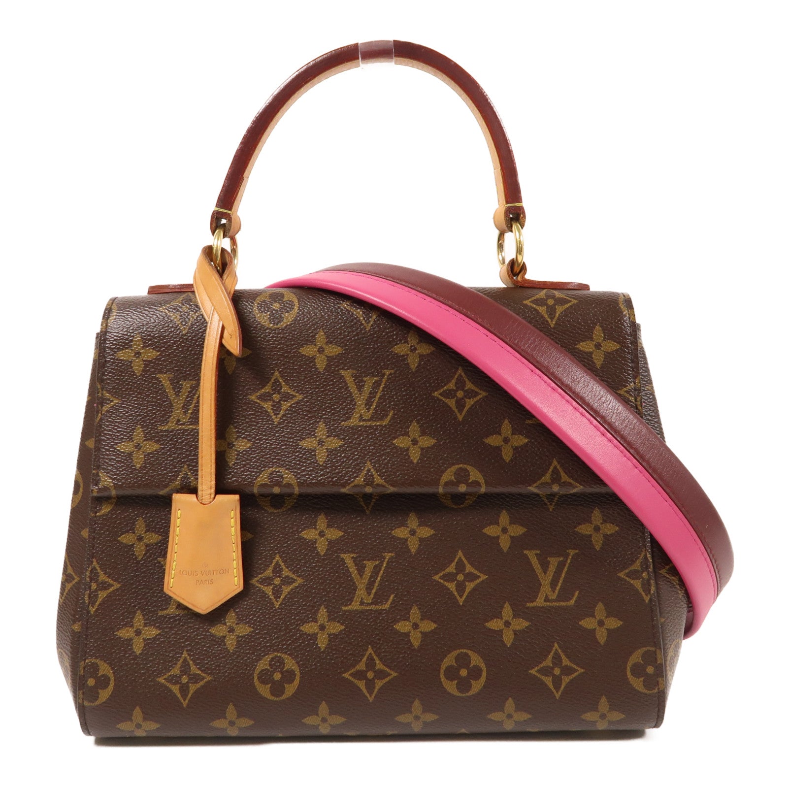 LOUIS VUITTON Monogram Cluny BB手挽肩背兩用袋