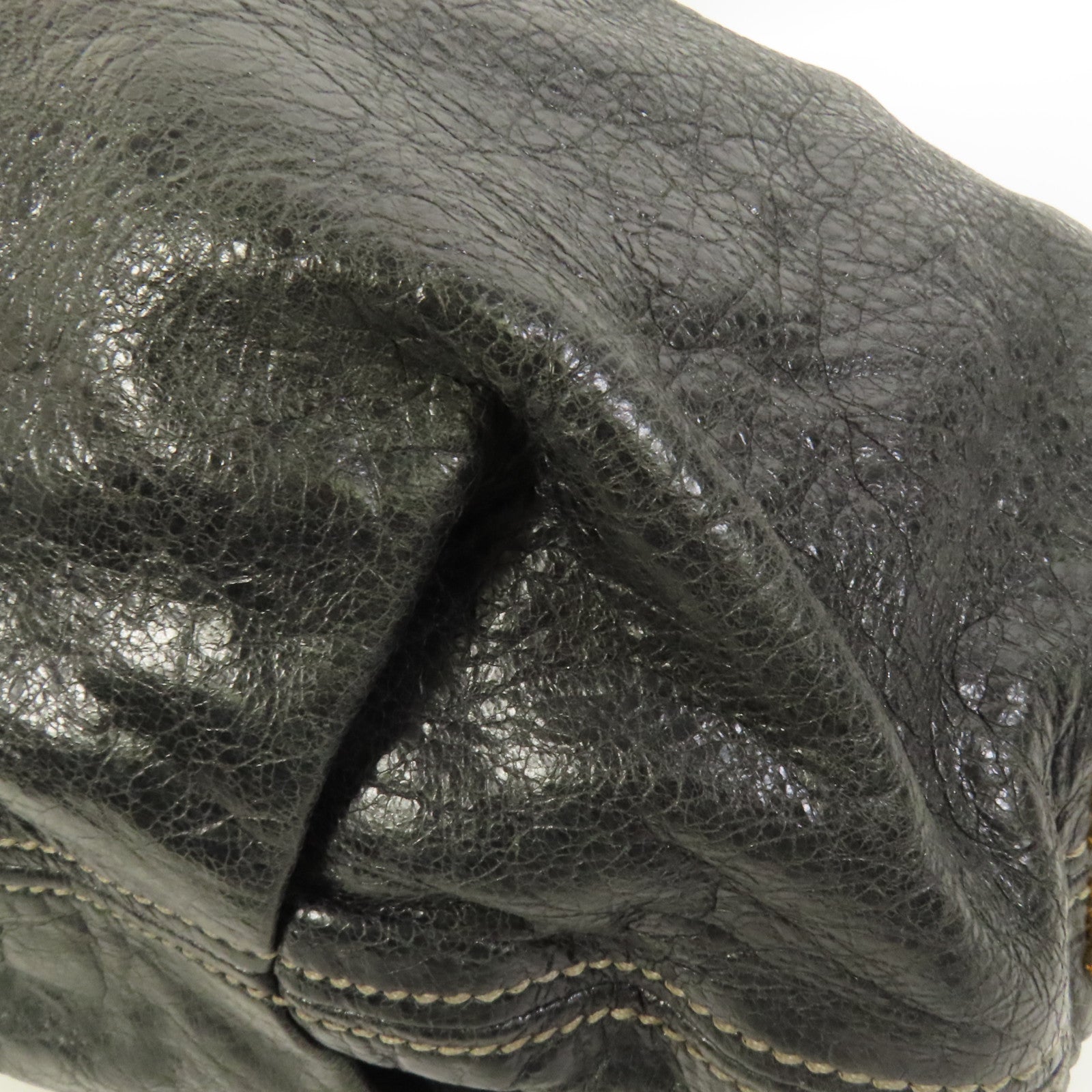 Miu Miu 牛皮皮革Shoulder Bag金扣手挽肩背兩用袋