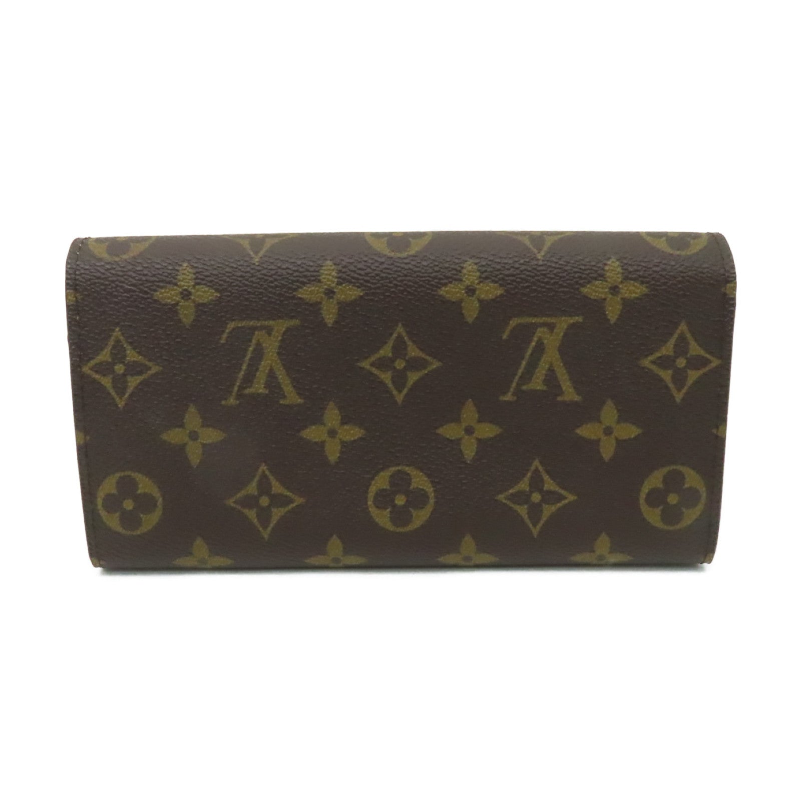 LOUIS VUITTON 【激減優惠】Monogram Portefeuille Sarah Trunk Motti Zip金扣長錢包棕色