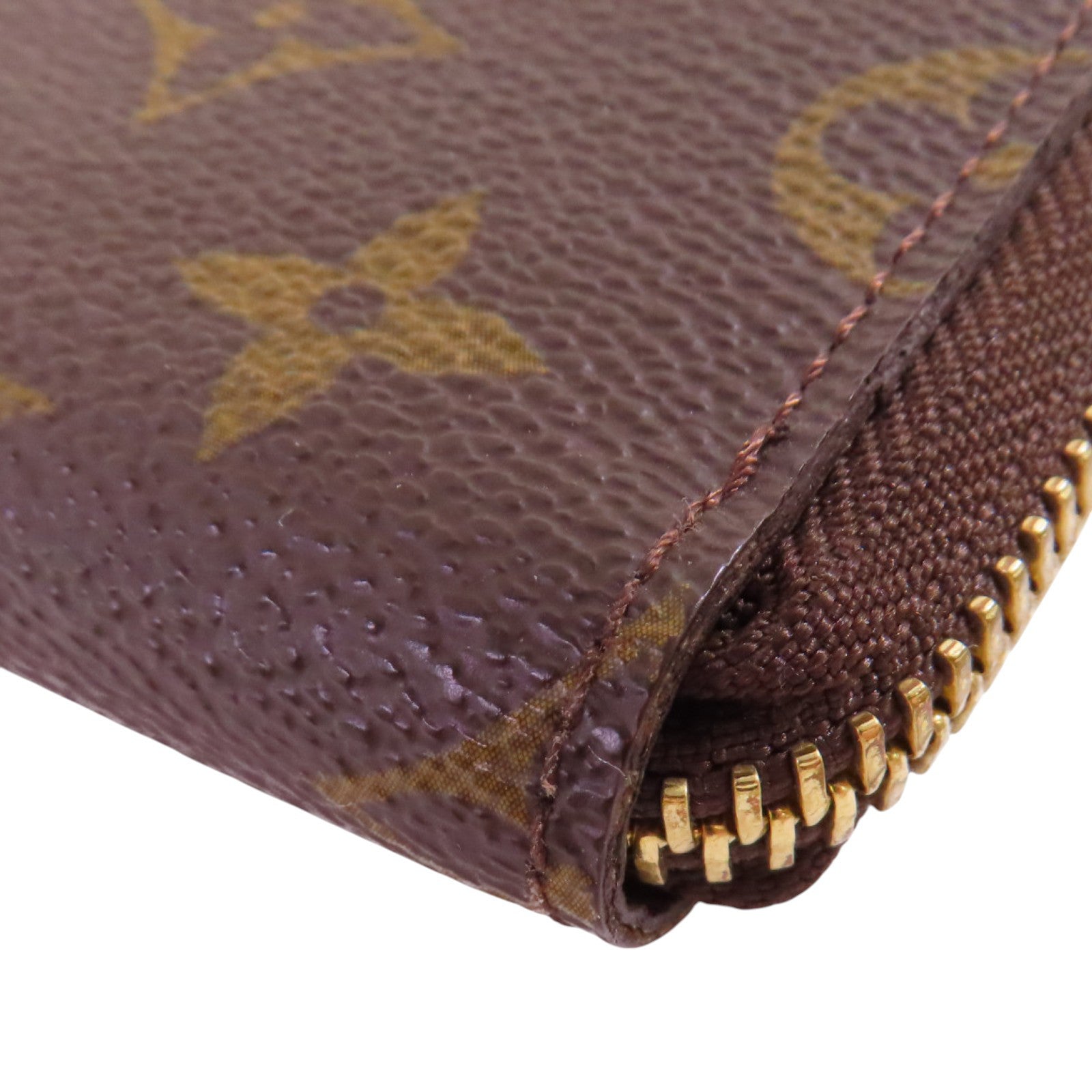 LOUIS VUITTON Monogram Zippy Compact Wallet金扣拉鏈錢包
