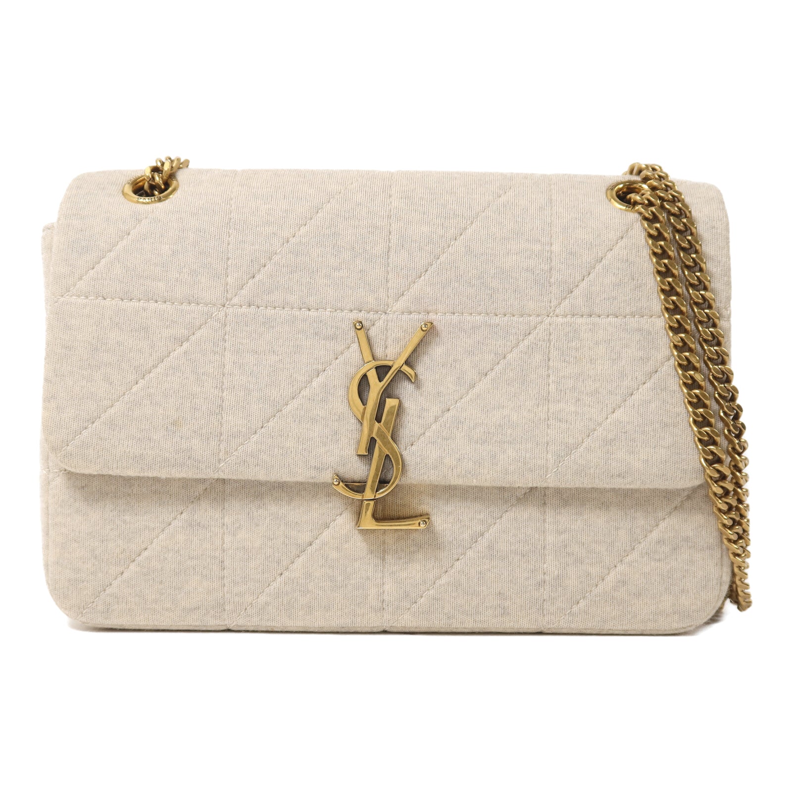 SAINT LAURENT 帆布Jamie Medium鏈帶肩背袋