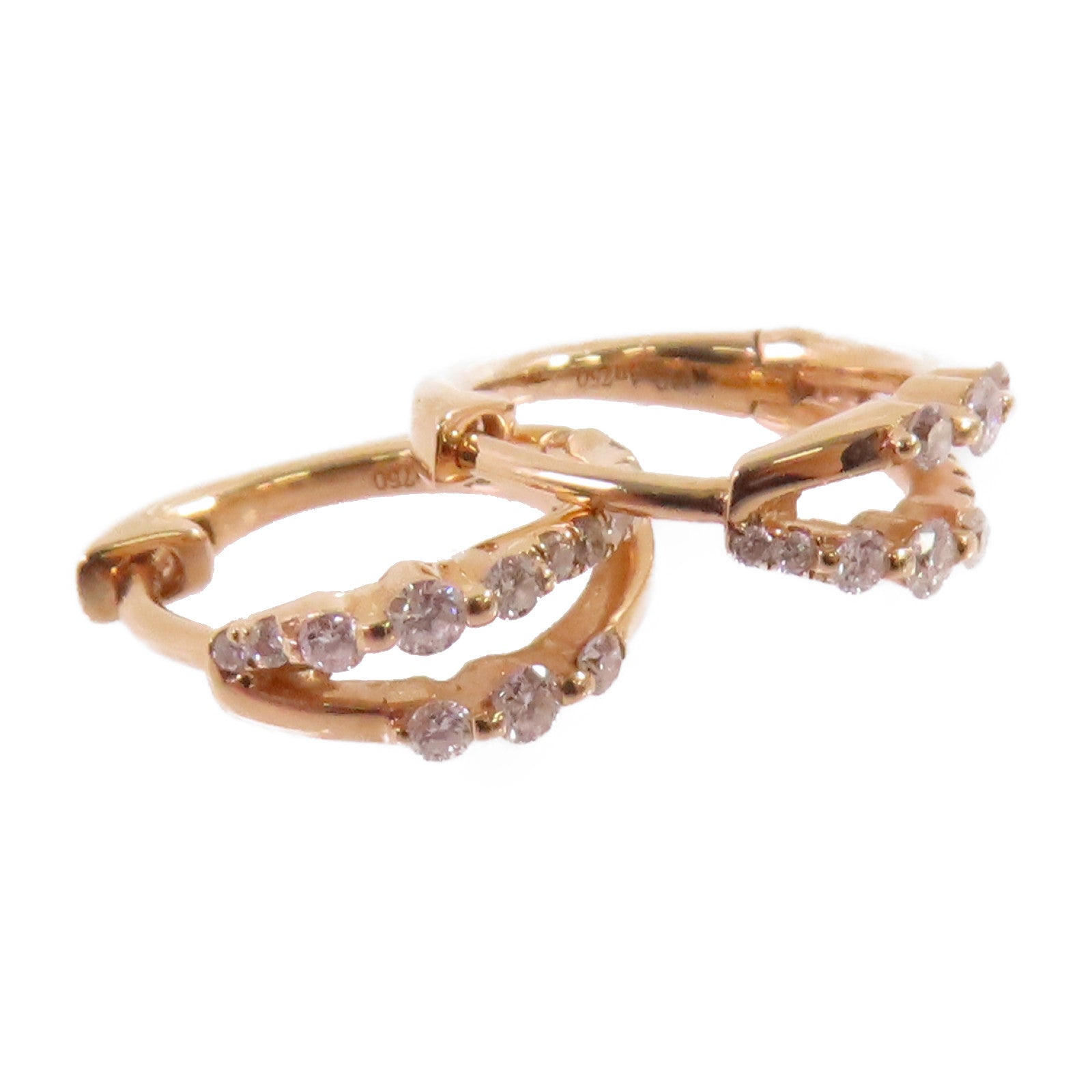 JEWELRY 18K玫瑰金/鑽石Diamond Earrings耳環
