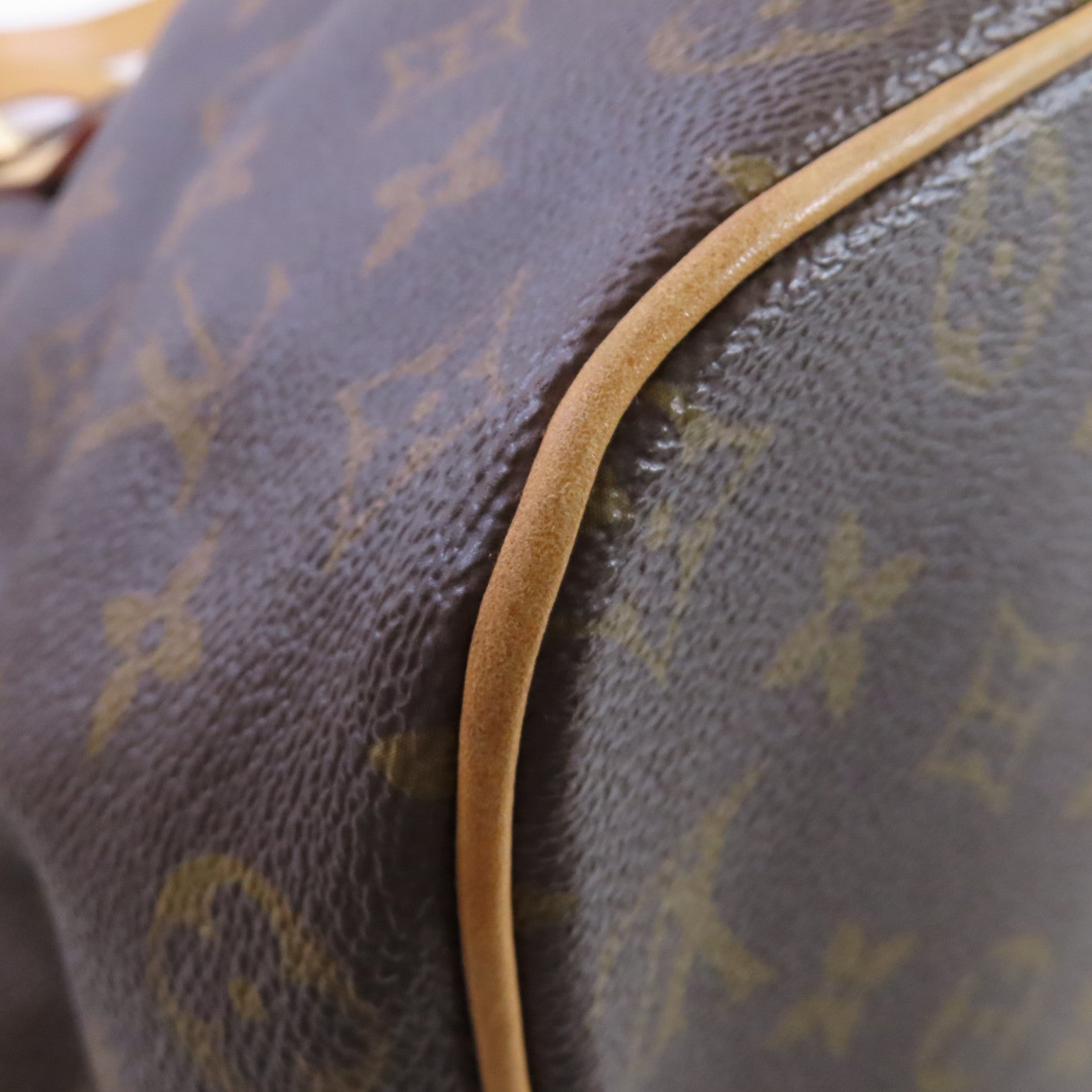 LOUIS VUITTON Monogram Palermo GM Shoulder Bag金扣肩背袋啡色