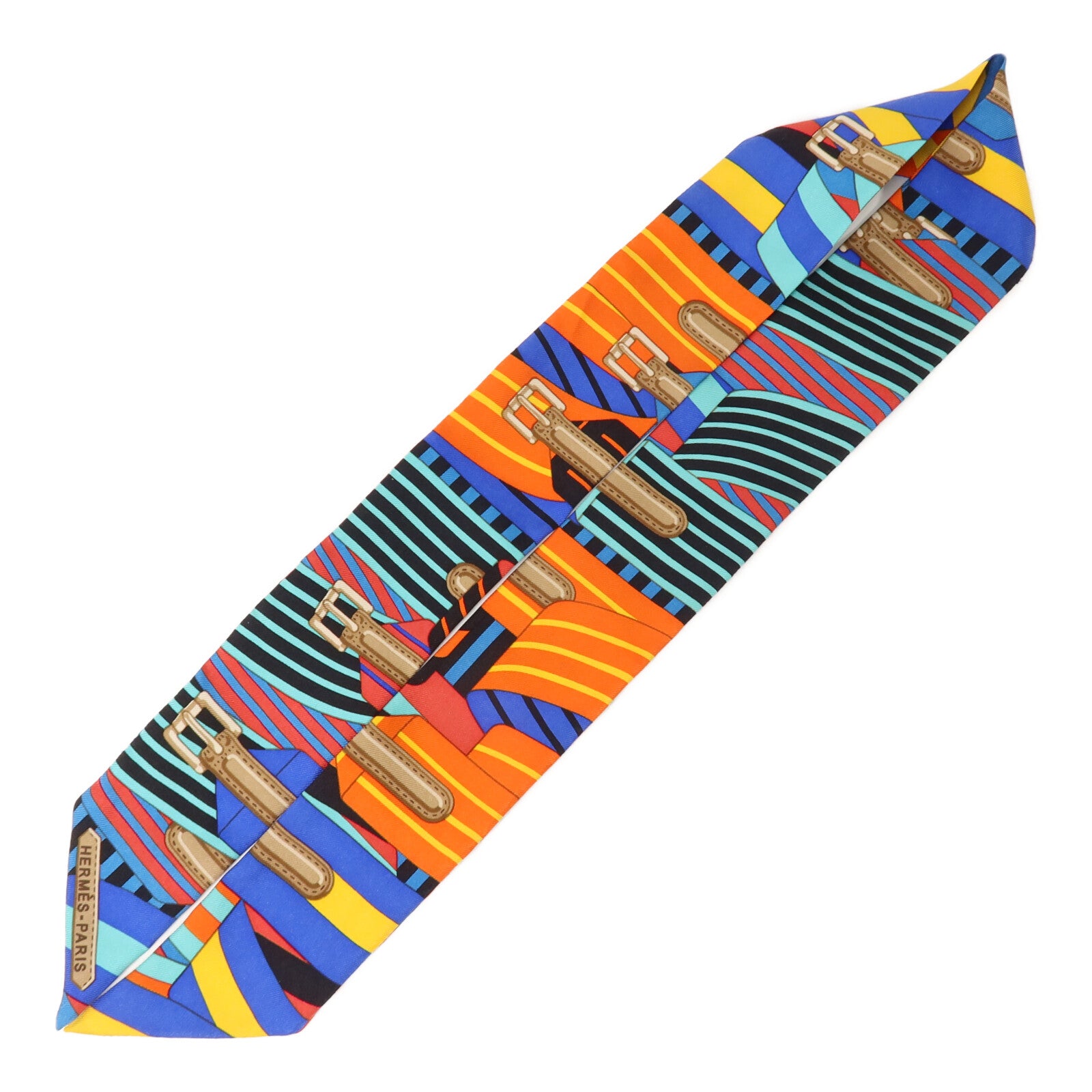 HERMES 絲質Twilly絲巾