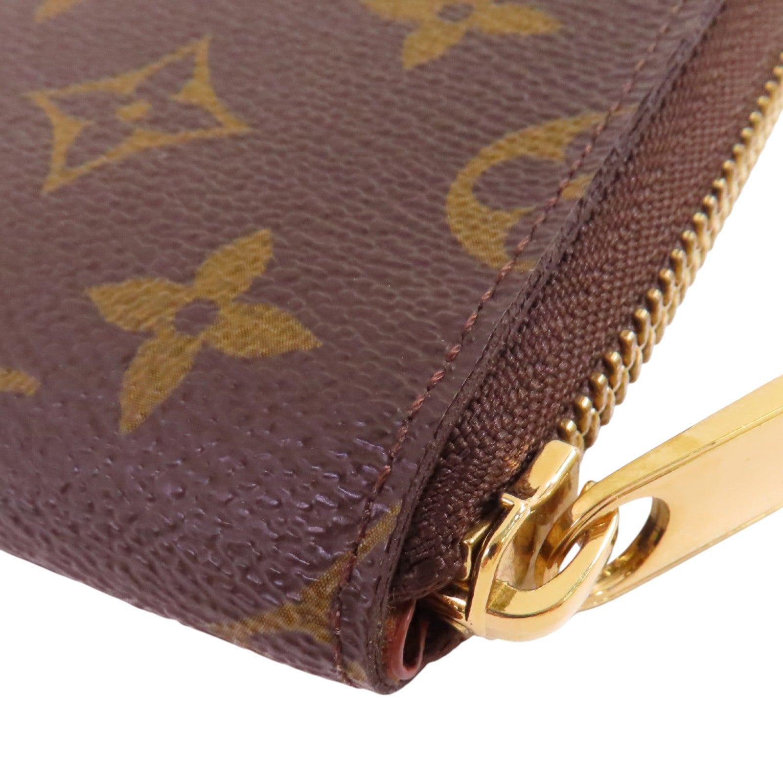LOUIS VUITTON Monogram Zippy Compact Wallet金扣拉鏈錢包