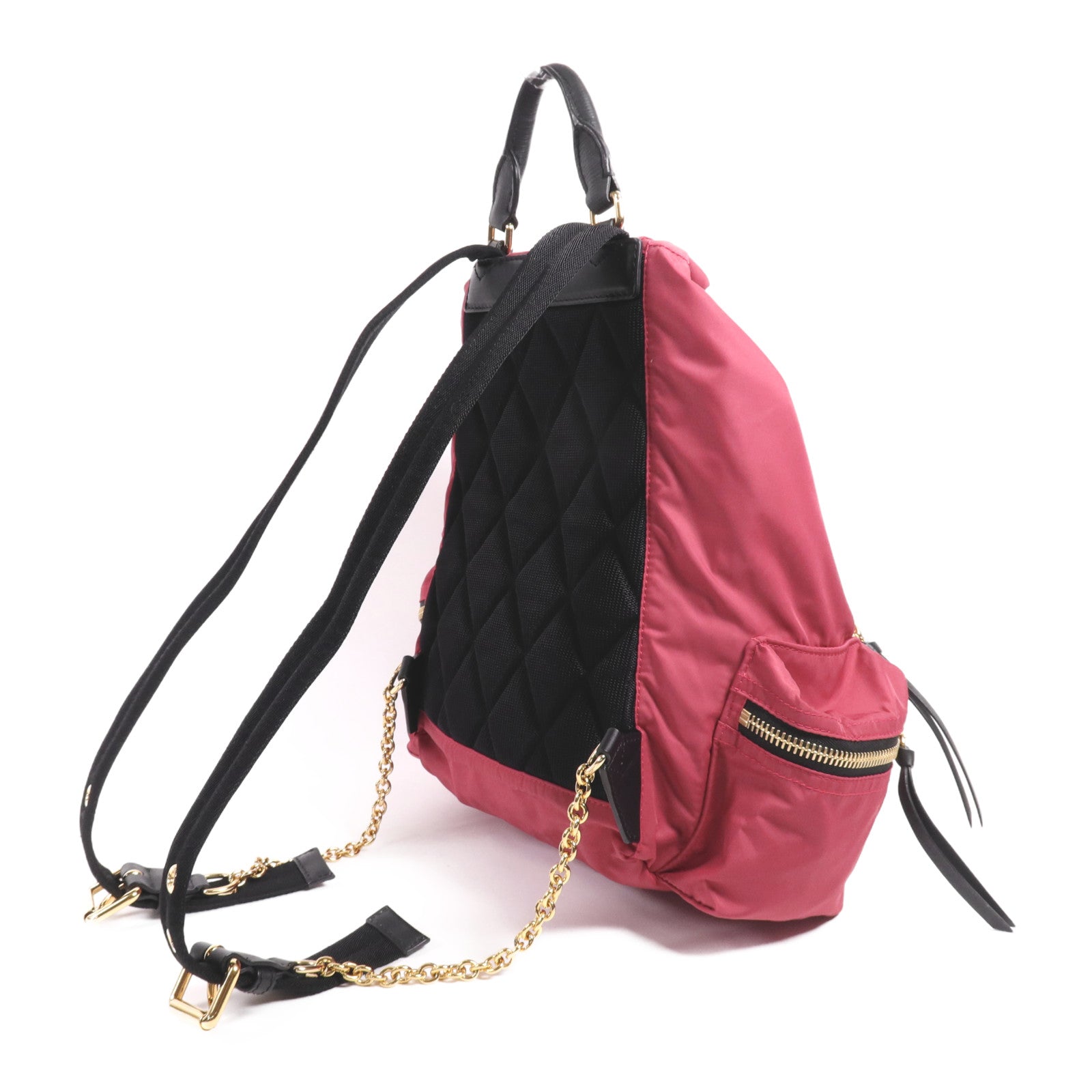 BURBERRY 尼龍Backpack金扣背包