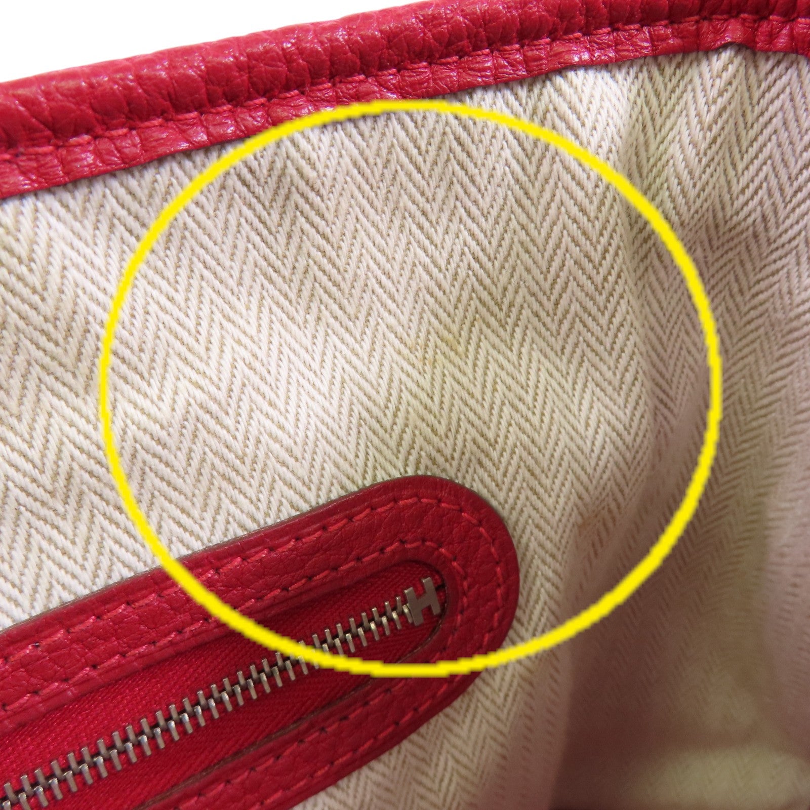 HERMES Negonda皮革Garden Party TPM Tote Bag銀扣手拿包