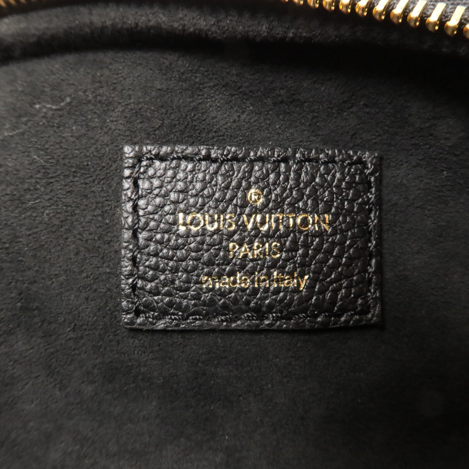 LOUIS VUITTON Monogram Empreinte Mini Bumbag鏈帶手挽肩背兩用袋
