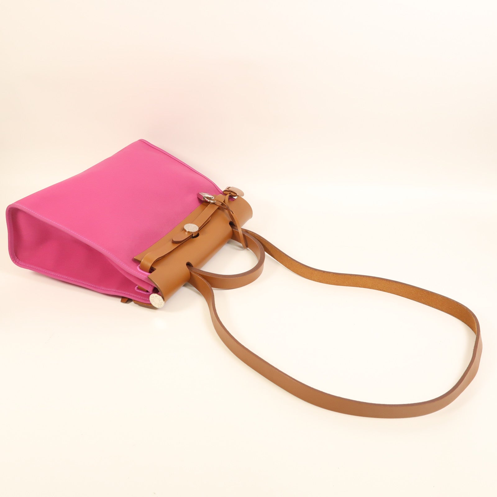 HERMES 帆布Herbag PM手挽肩背兩用袋