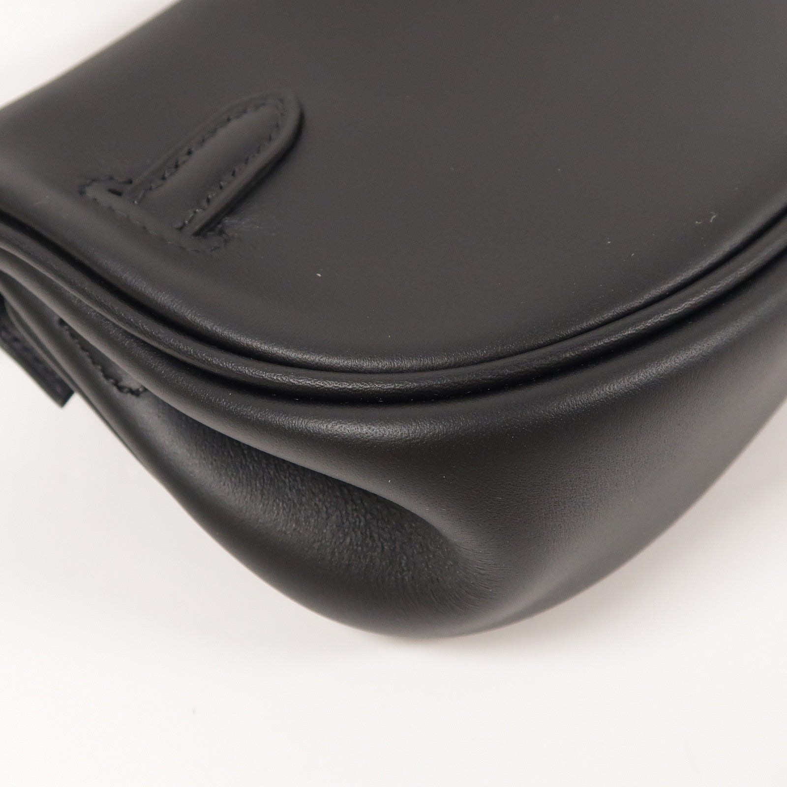 HERMES GHW Kelly Moove Shoulder Bag Swift Leather Noir