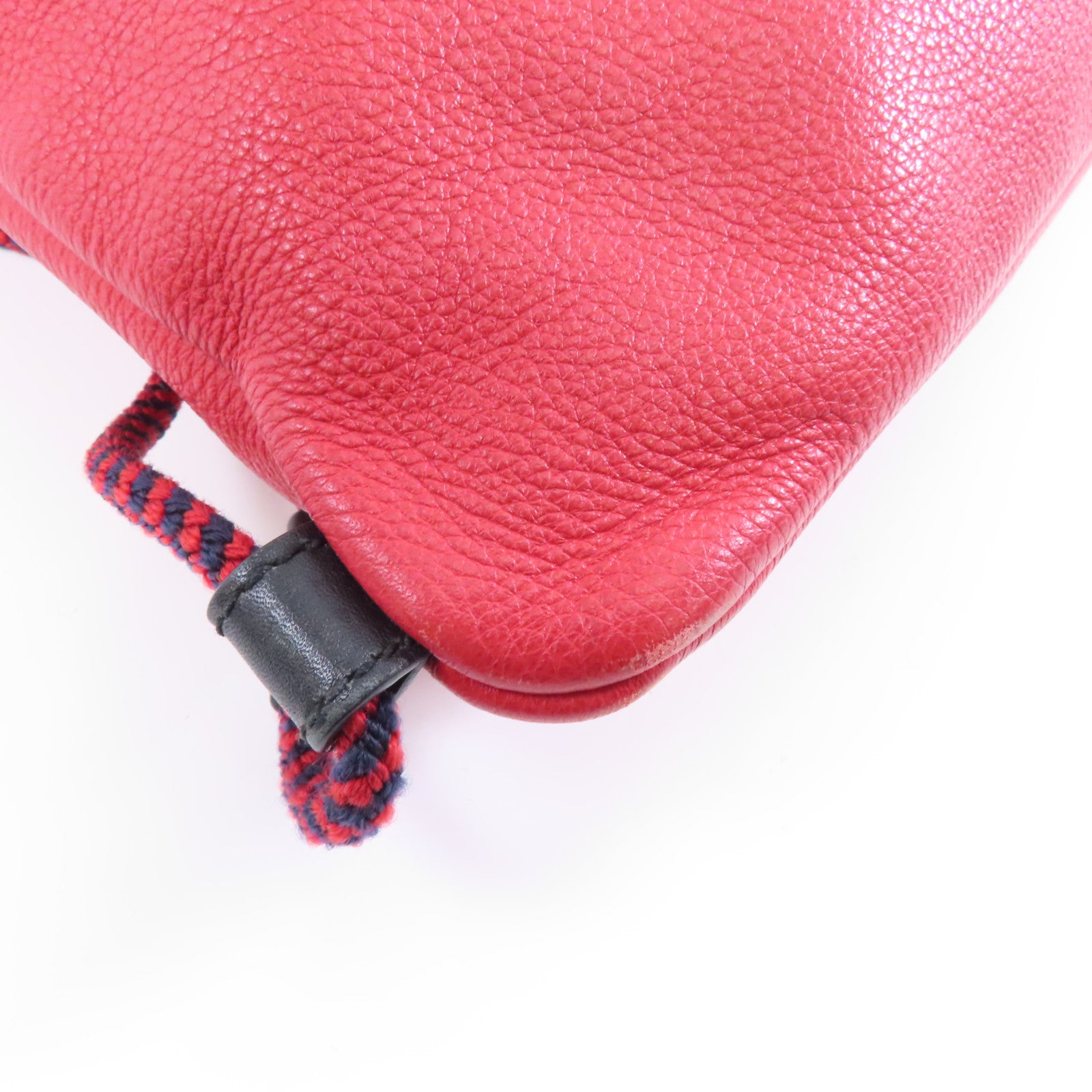 GUCCI 【激減優惠】牛皮皮革Backpack背包紅色