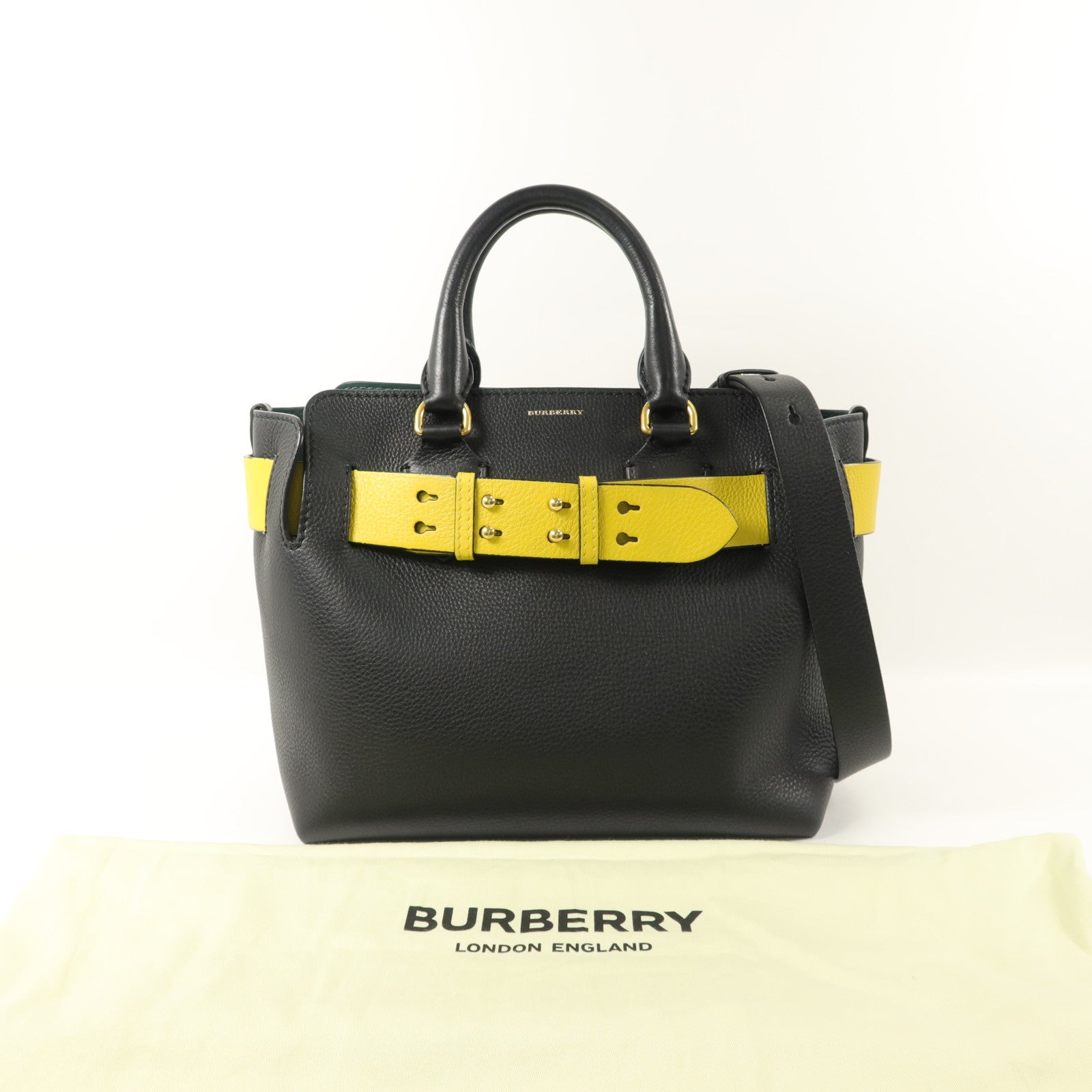 BURBERRY 牛皮皮革Belt Small手挽肩背兩用袋