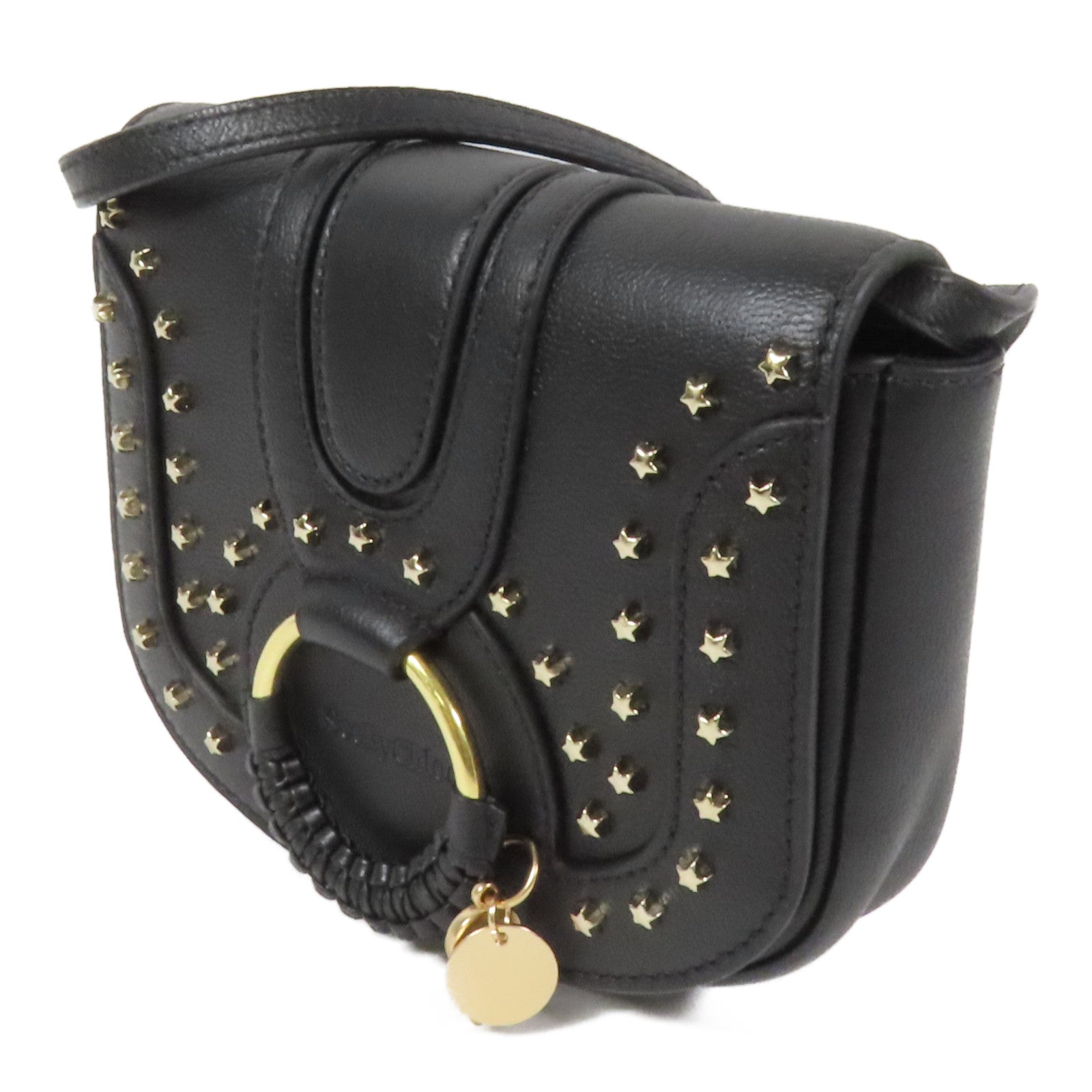 SEE BY CHLOE 牛皮皮革Shoulder Bag金扣肩背袋