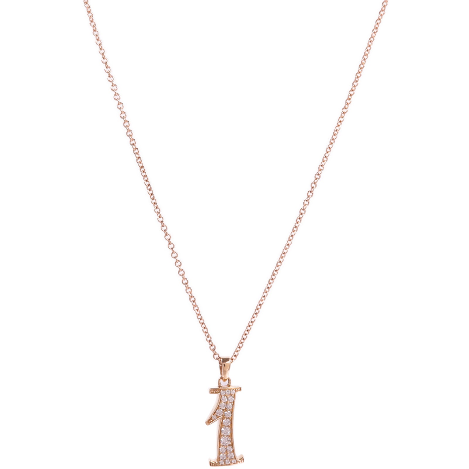JEWELRY 18K玫瑰金Franck Muller Necklace鑽石項鍊