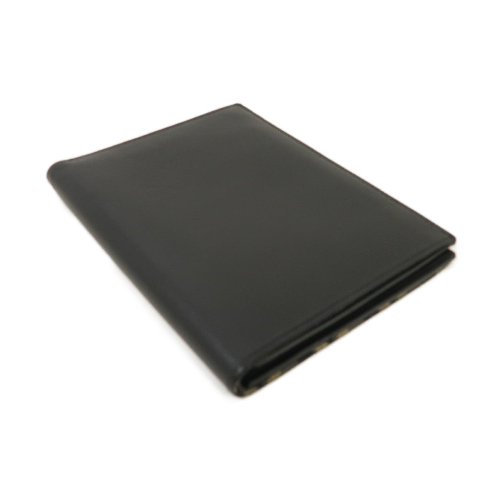 HERMES 【激減優惠】Swift皮革Bi-Fold Wallet銀扣折叠錢包黑色