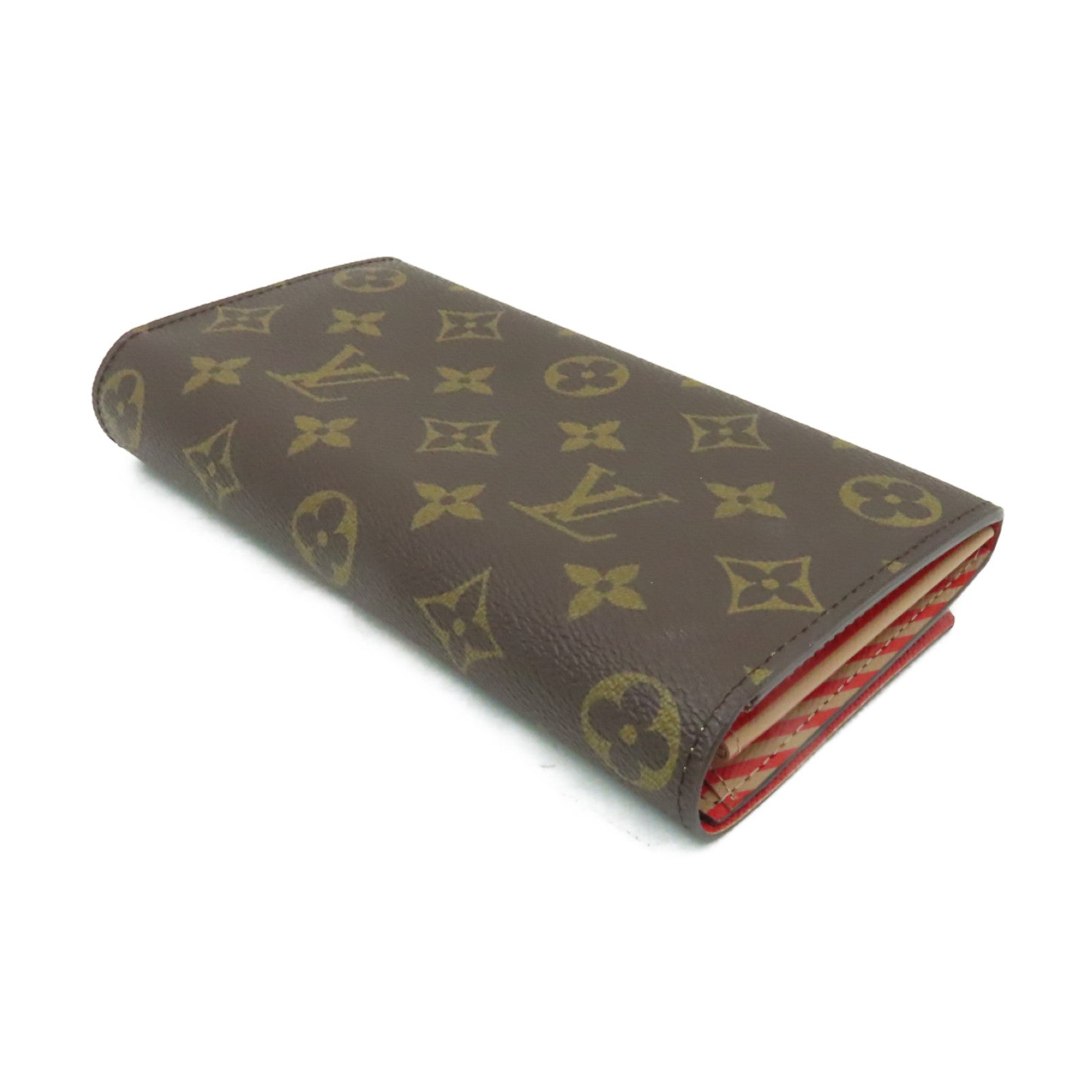 LOUIS VUITTON 【激減優惠】Monogram Portefeuille Sarah Trunk Motti Zip金扣長錢包棕色