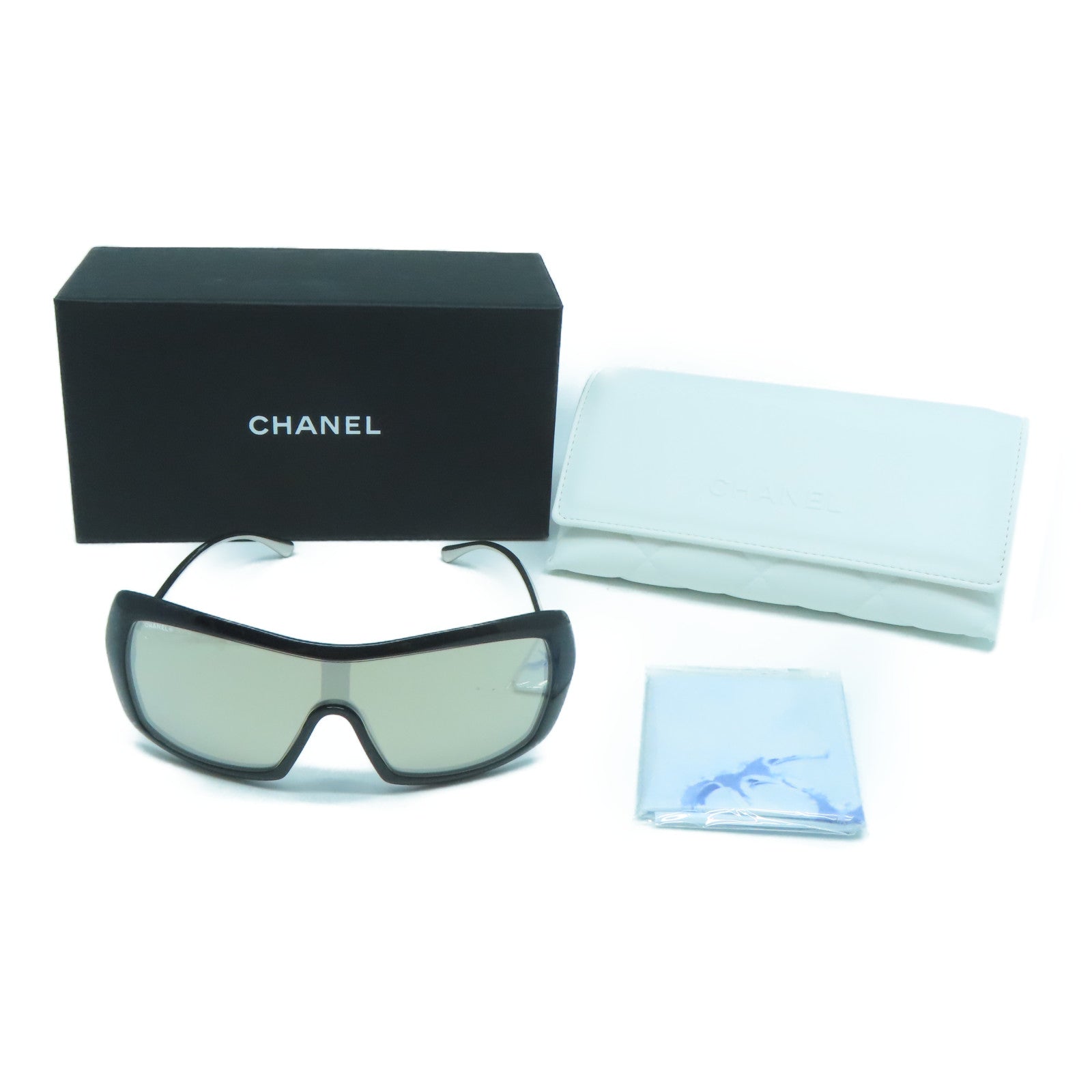 CHANEL 【激減優惠】PVC Sunglasses太陽眼鏡黑色/銀色
