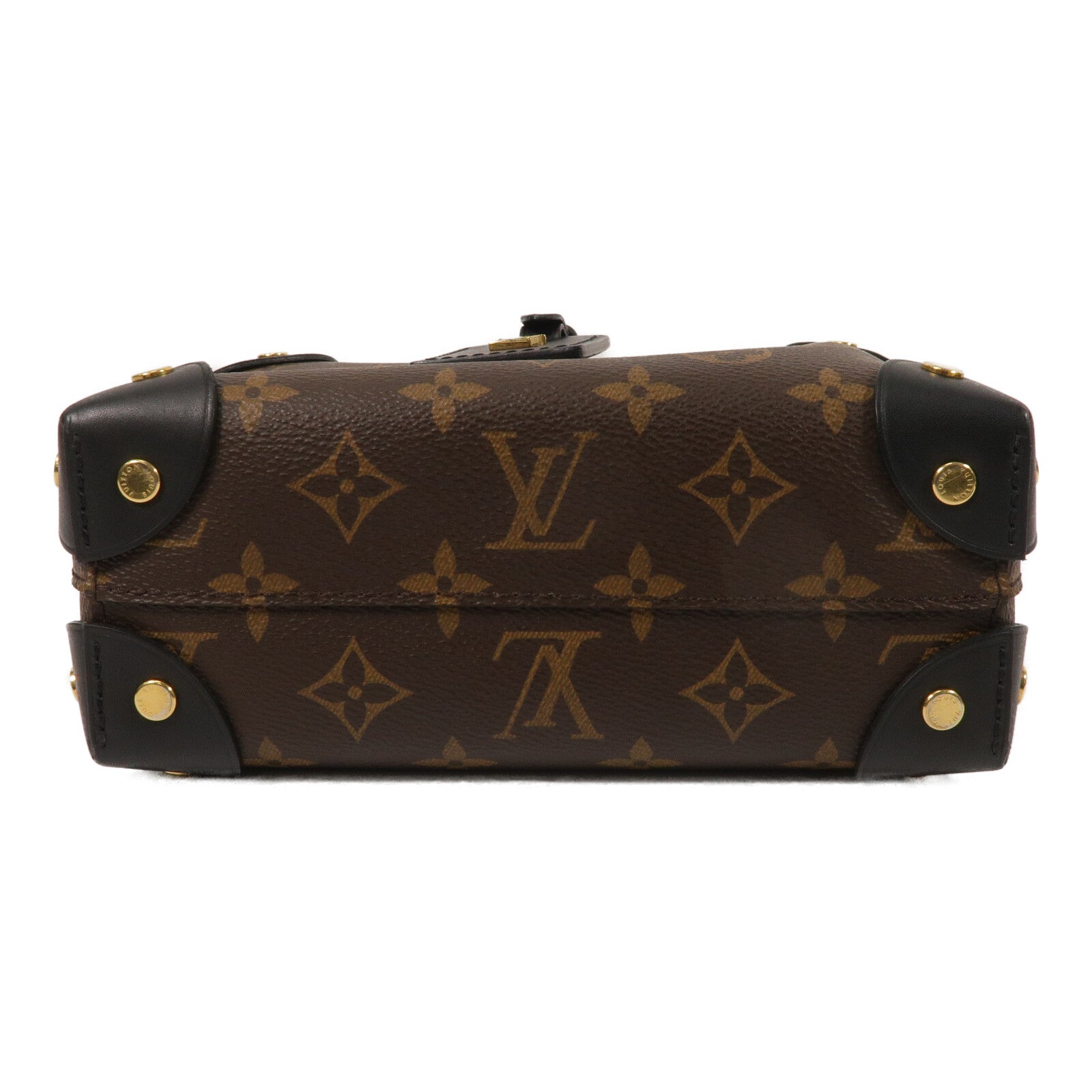 LOUIS VUITTON Monogram Petite Malle Souple手挽肩背兩用袋