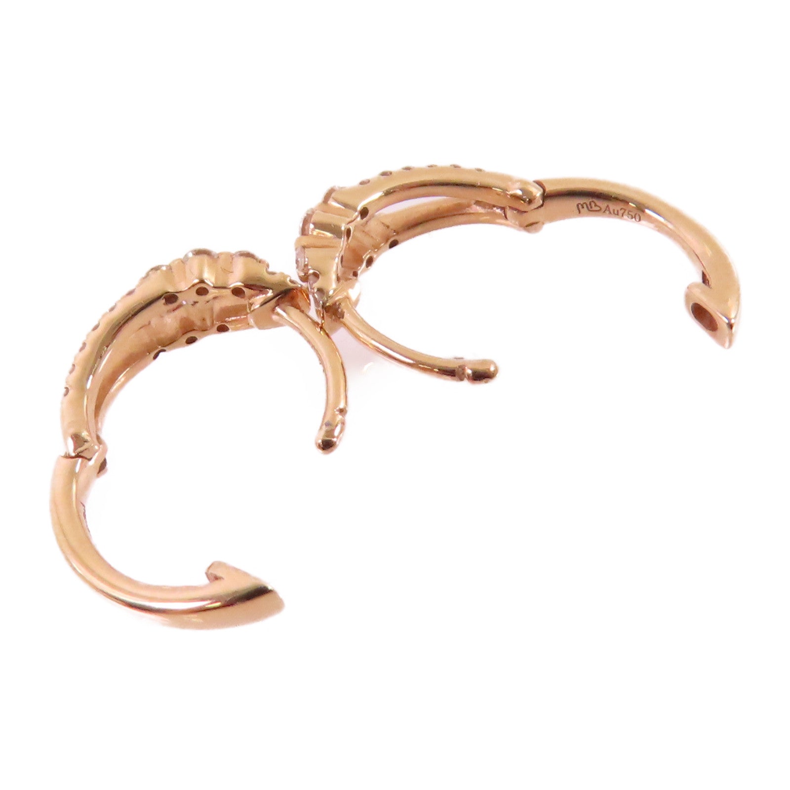 JEWELRY 18K玫瑰金/鑽石Diamond Earrings耳環