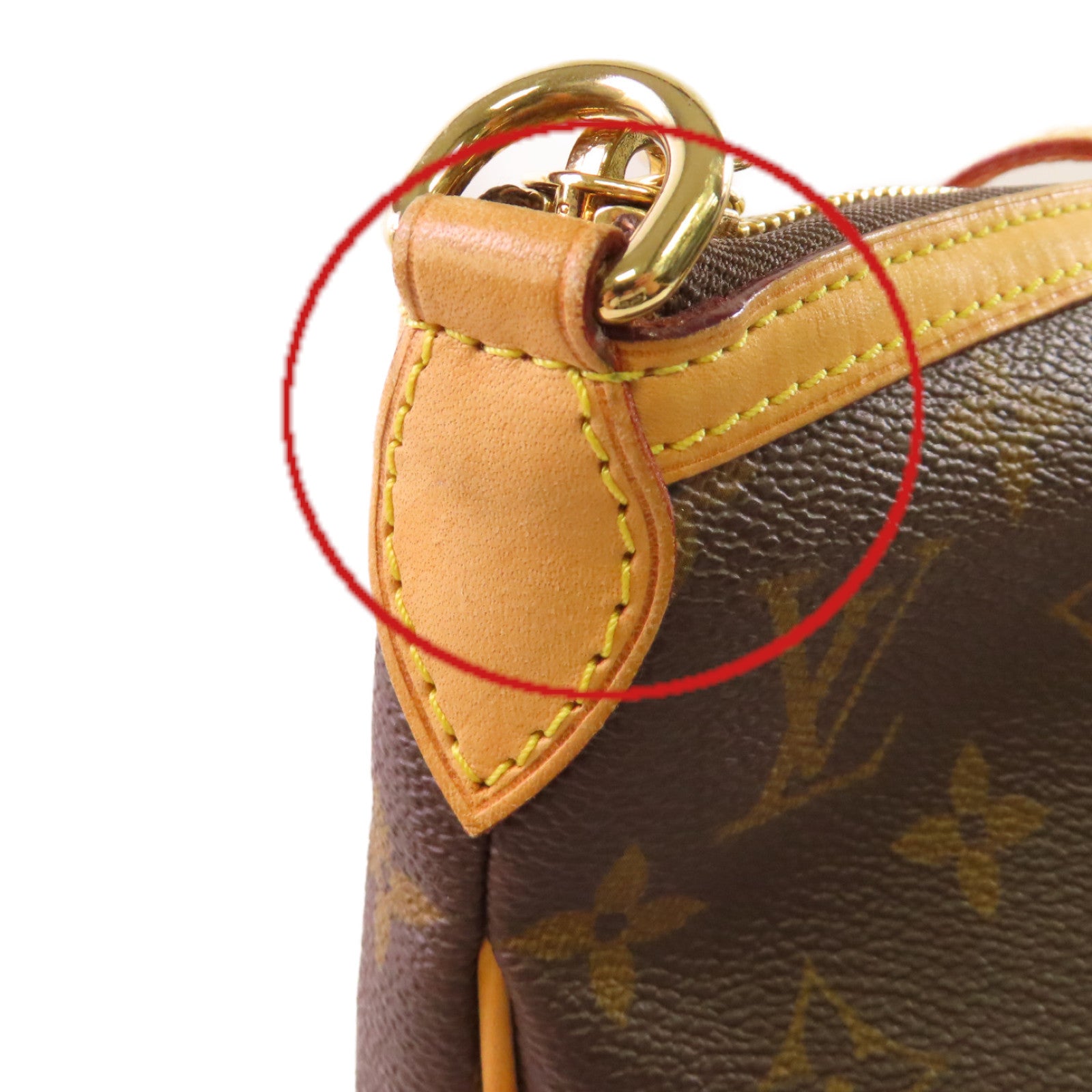 LOUIS VUITTON Monogram Palermo GM Shoulder Bag金扣肩背袋啡色