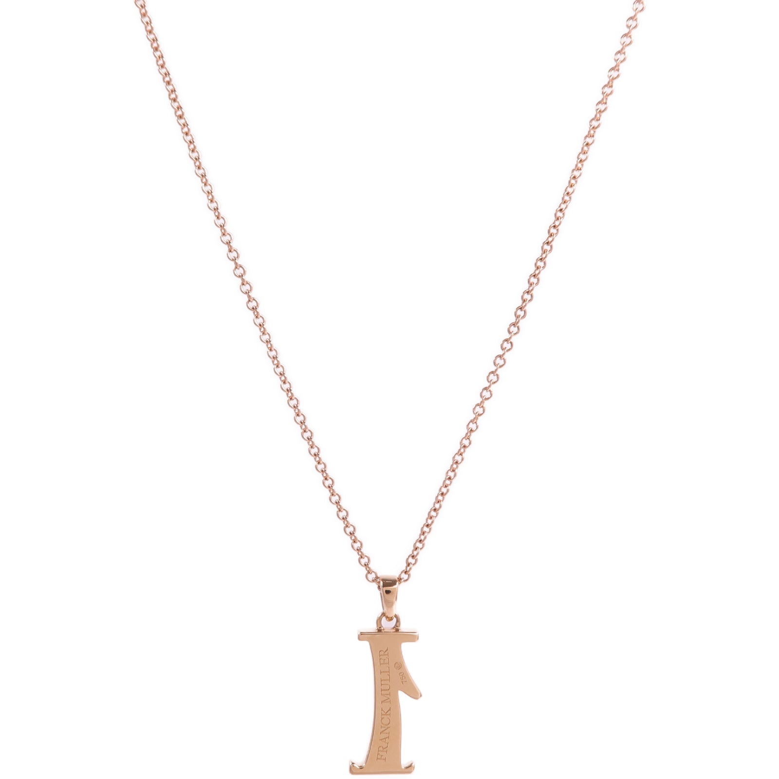 JEWELRY 18K玫瑰金Franck Muller Necklace鑽石項鍊