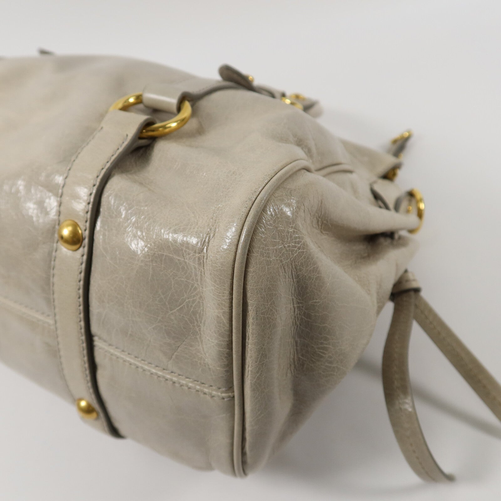 Miu Miu 牛皮皮革Vitello Lux Bow Bag手挽肩背兩用袋