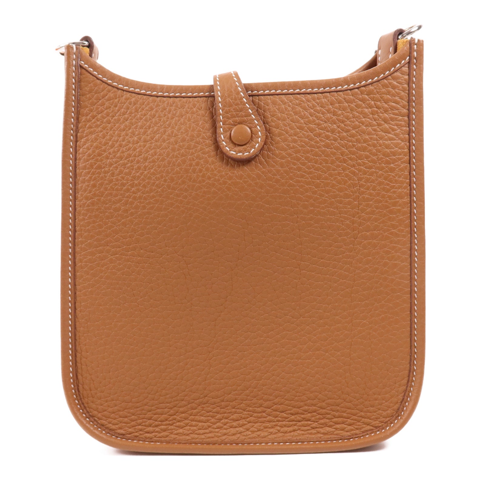 HERMES Togo皮革Evelyne TPM肩背袋Gold
