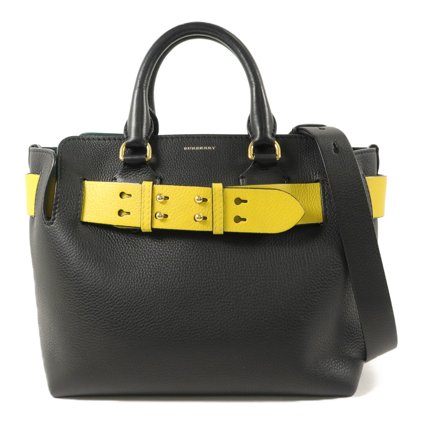 BURBERRY 牛皮皮革Belt Small手挽肩背兩用袋