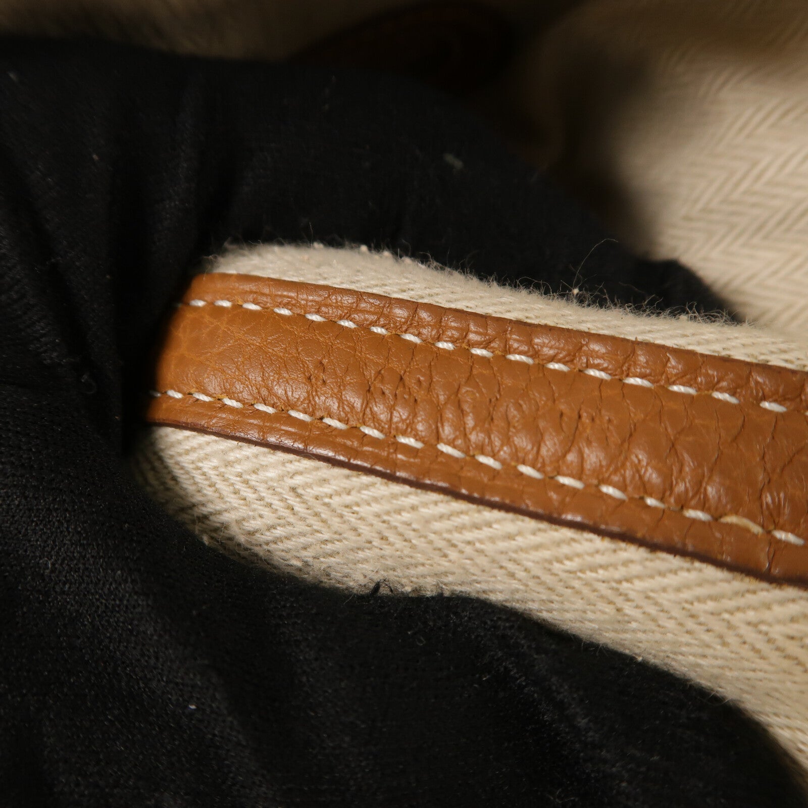 HERMES Negonda皮革Garden Party PM手挽袋Gold
