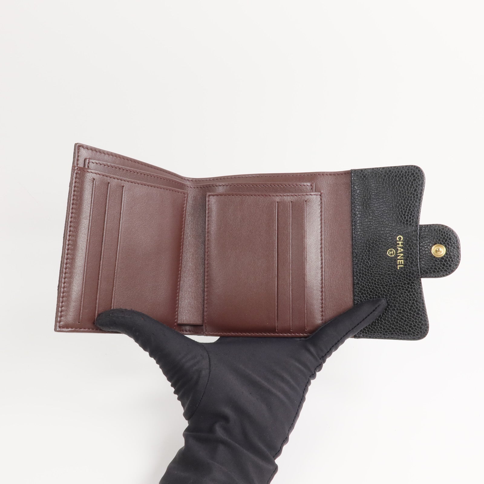 CHANEL 牛皮皮革Classic Small Flap Wallet錢包