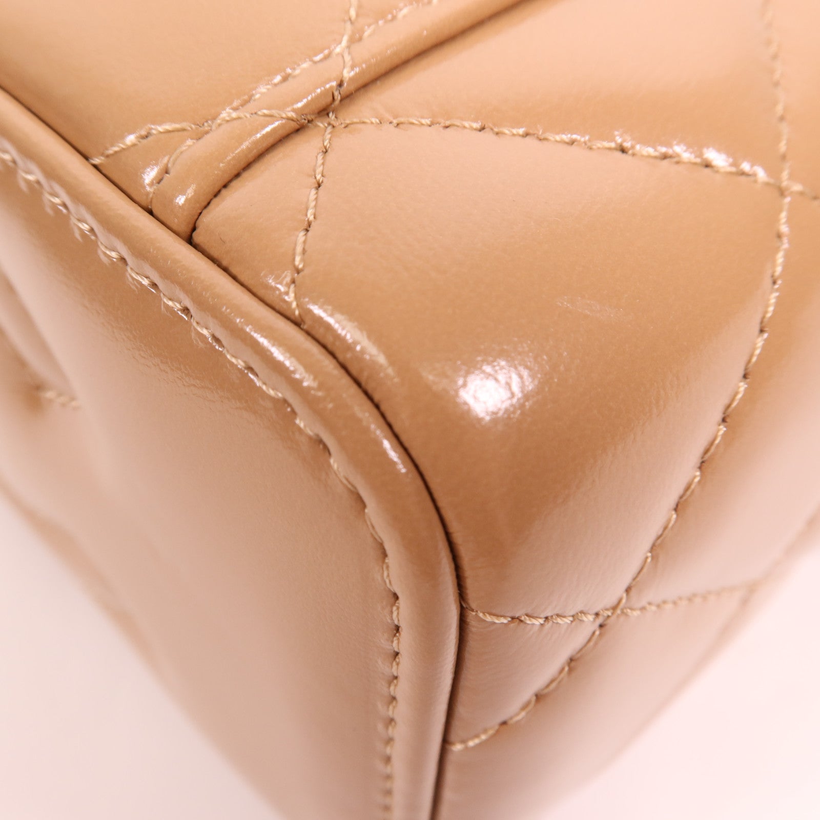 CHANEL 羊皮皮革Vanity Bag金扣手挽肩背兩用袋