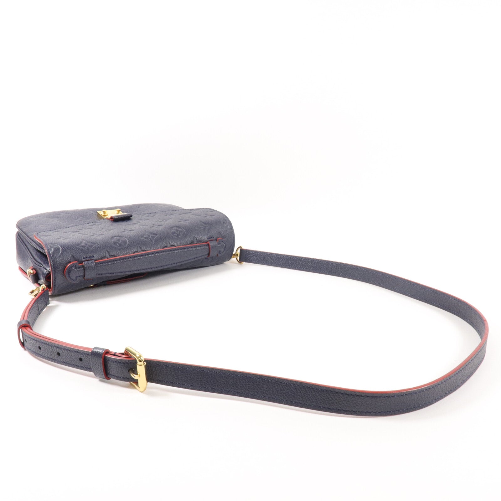 LOUIS VUITTON Monogram Empreinte Pochette Metis手挽肩背兩用袋