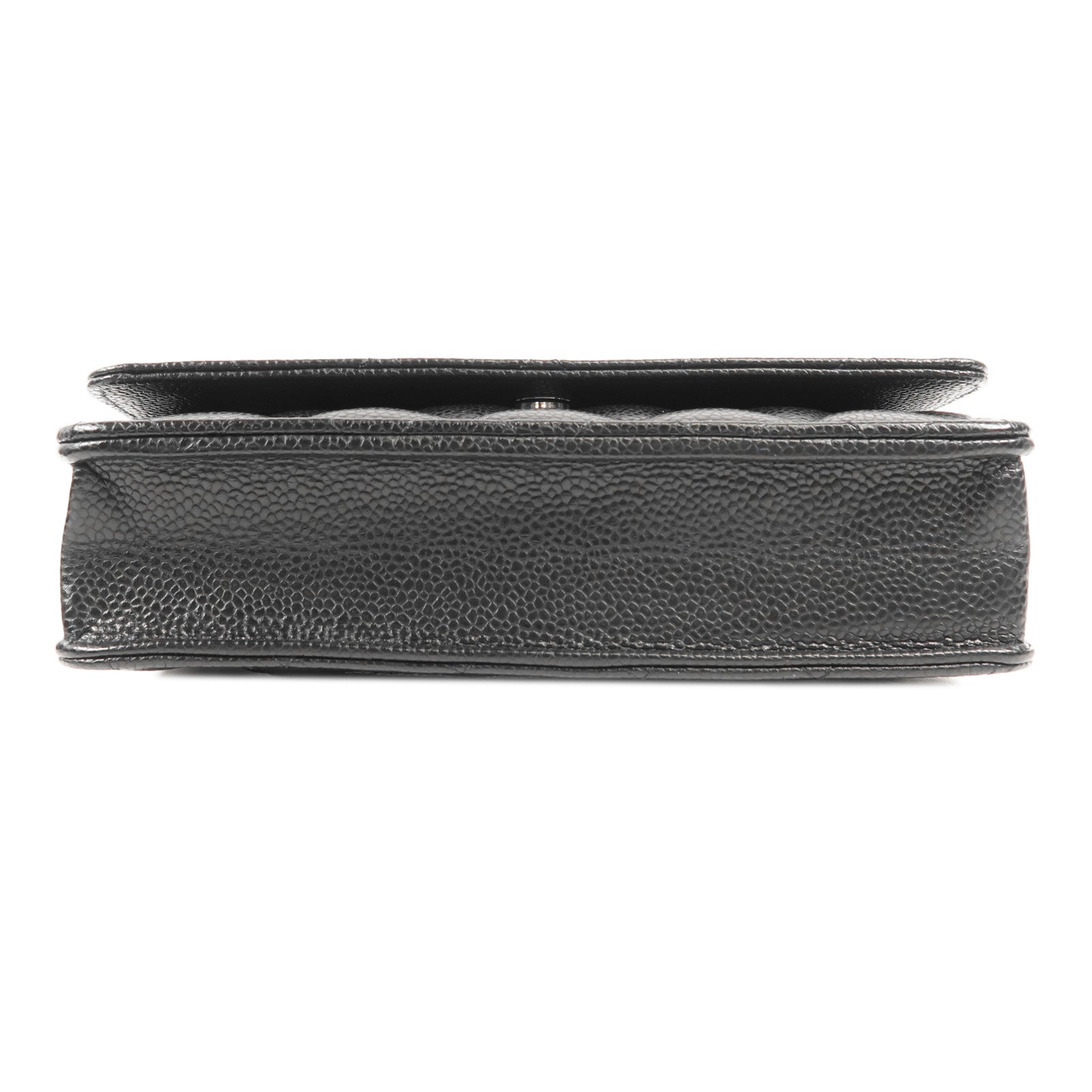 CHANEL 牛皮皮革WOC Wallet On Chain銀扣鏈帶肩背袋