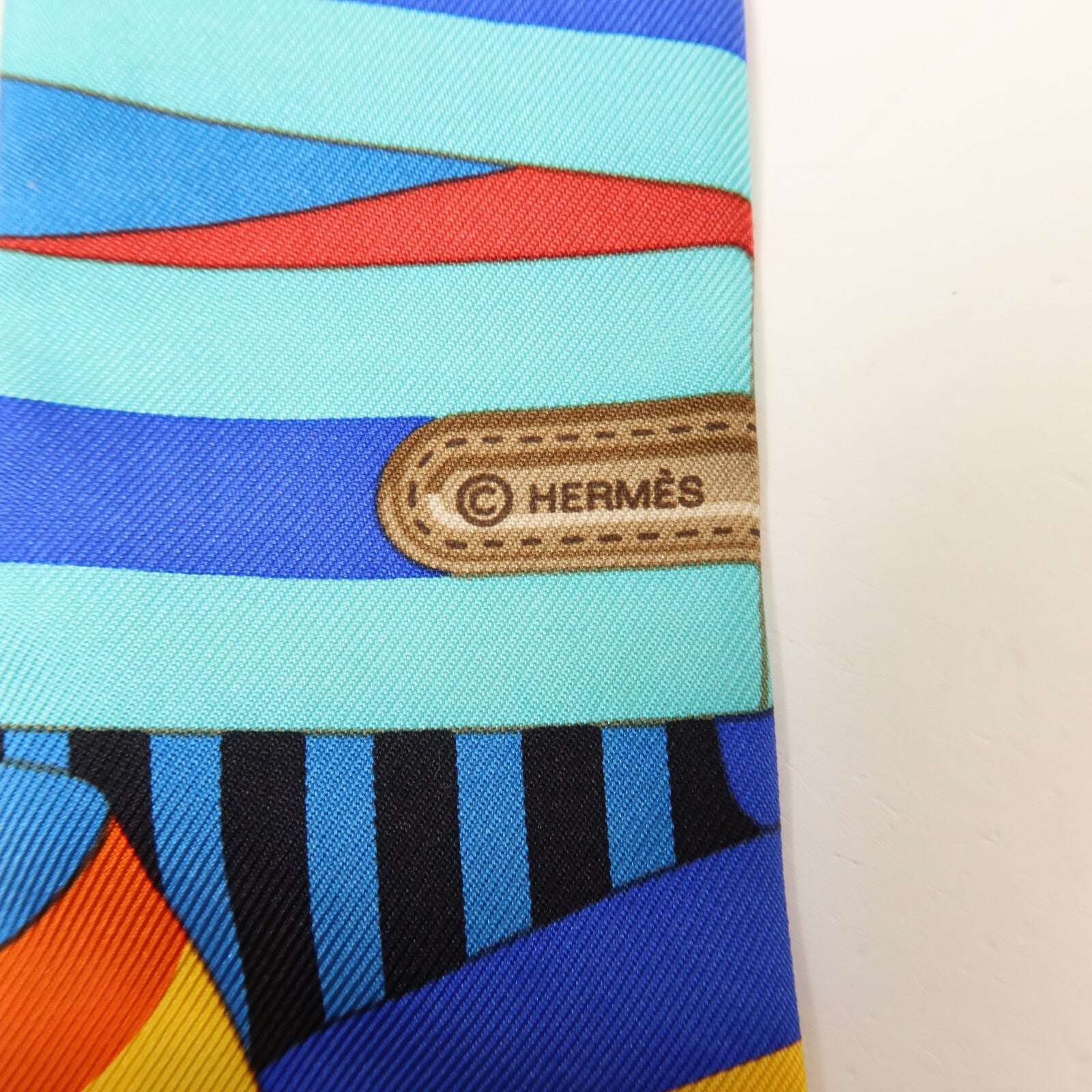 HERMES 絲質Twilly絲巾