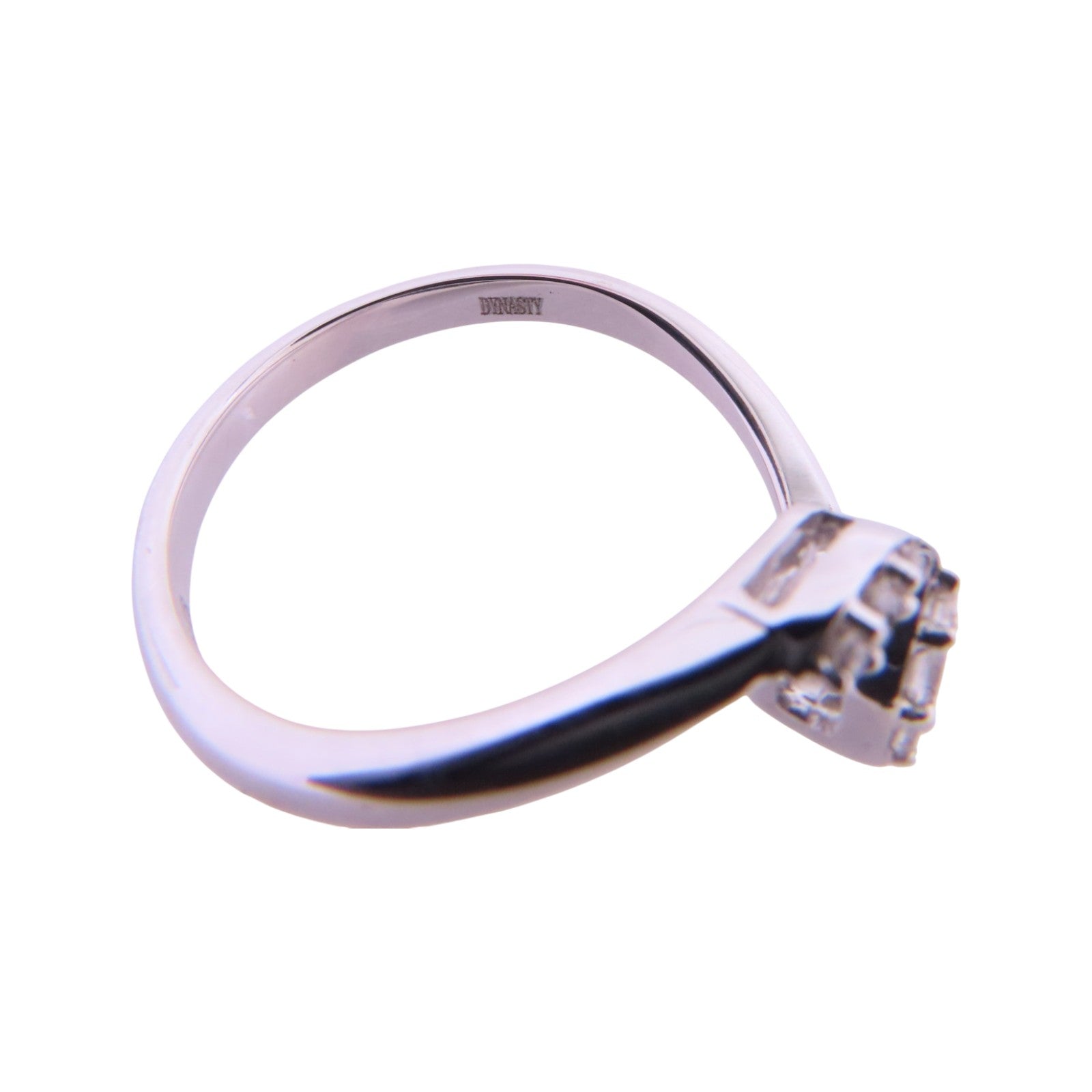 JEWELRY 【激減優惠】18K白金Diamond Ring鑽石戒指US#6.25