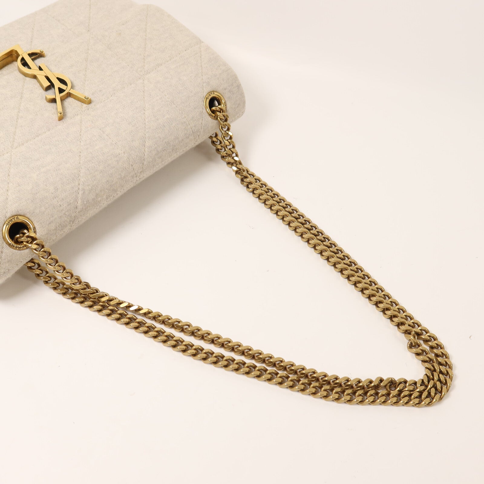 SAINT LAURENT 帆布Jamie Medium鏈帶肩背袋
