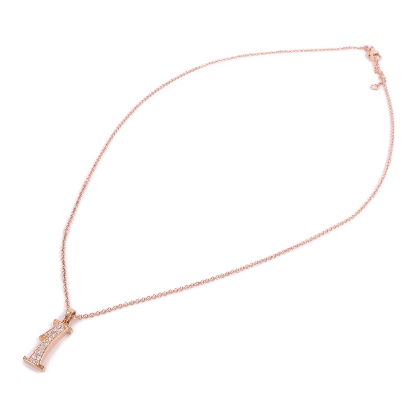 JEWELRY 18K玫瑰金Franck Muller Necklace鑽石項鍊
